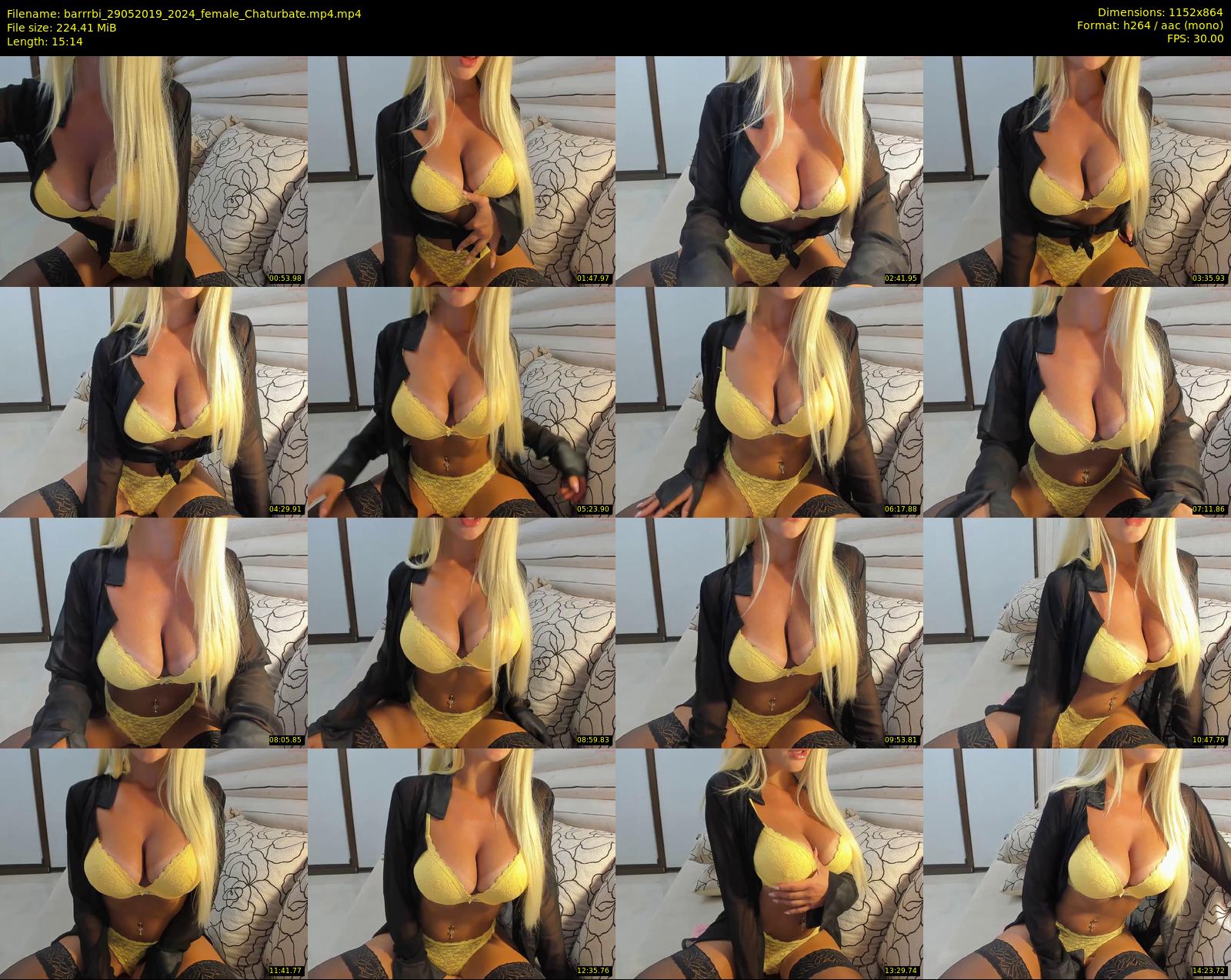 barrrbi — 16 minute Chaturbate female cam show recording, 720p, May 29, 2019