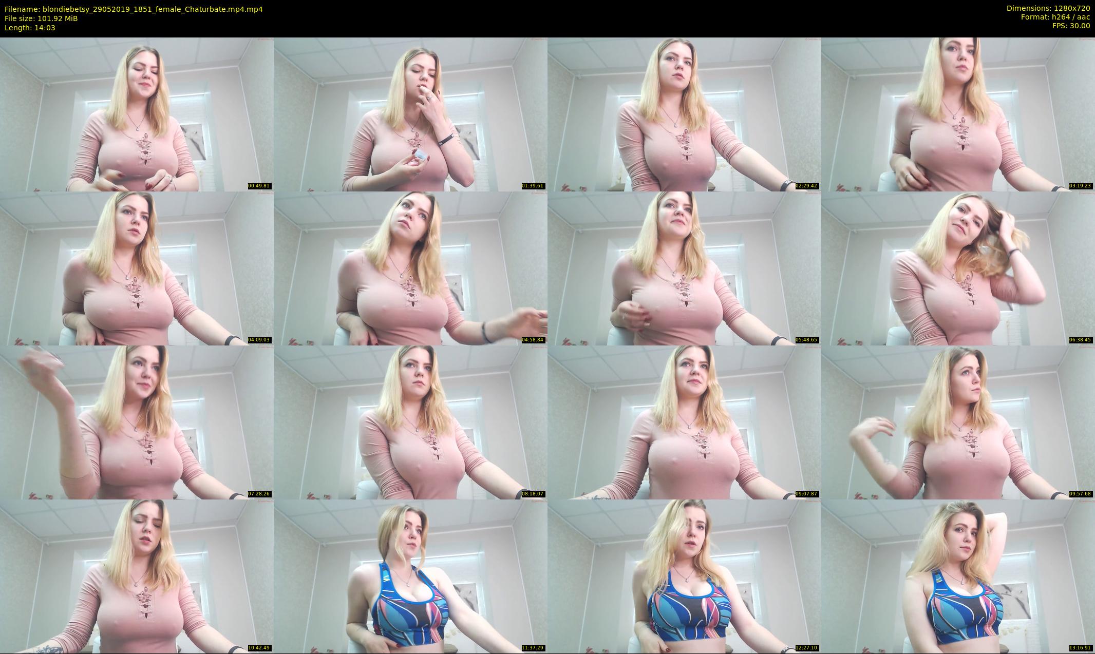 blondiebetsy — 15 minute Chaturbate female cam show recording, 720p, May 29, 2019