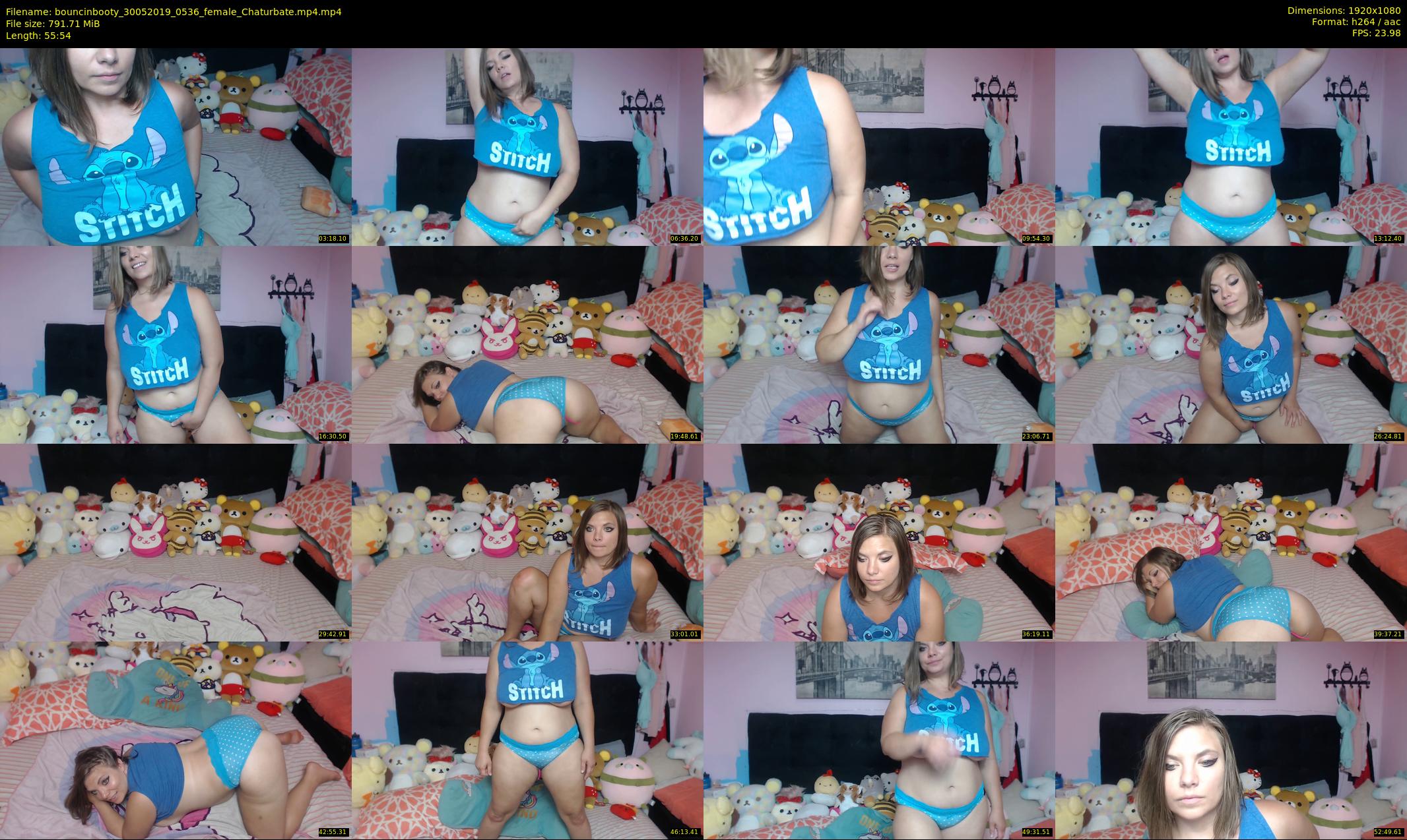 bouncinbooty — 56 minute Chaturbate female cam show recording, 1080p, May 30, 2019