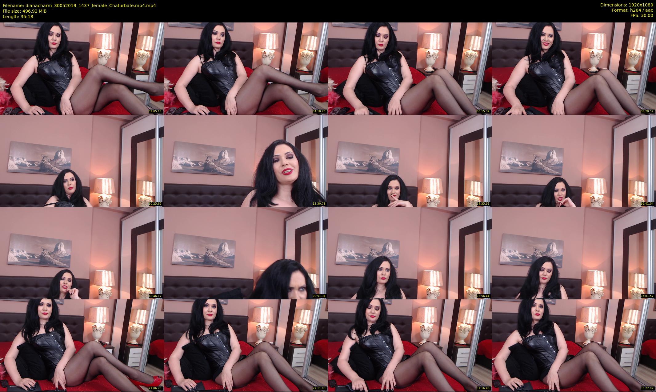 dianacharm — 36 minute Chaturbate female cam show recording, 1080p, May 30, 2019