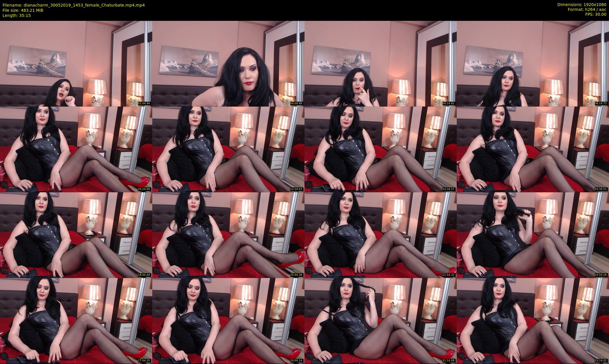 dianacharm — 36 minute Chaturbate female cam show recording, 1080p, May 30, 2019