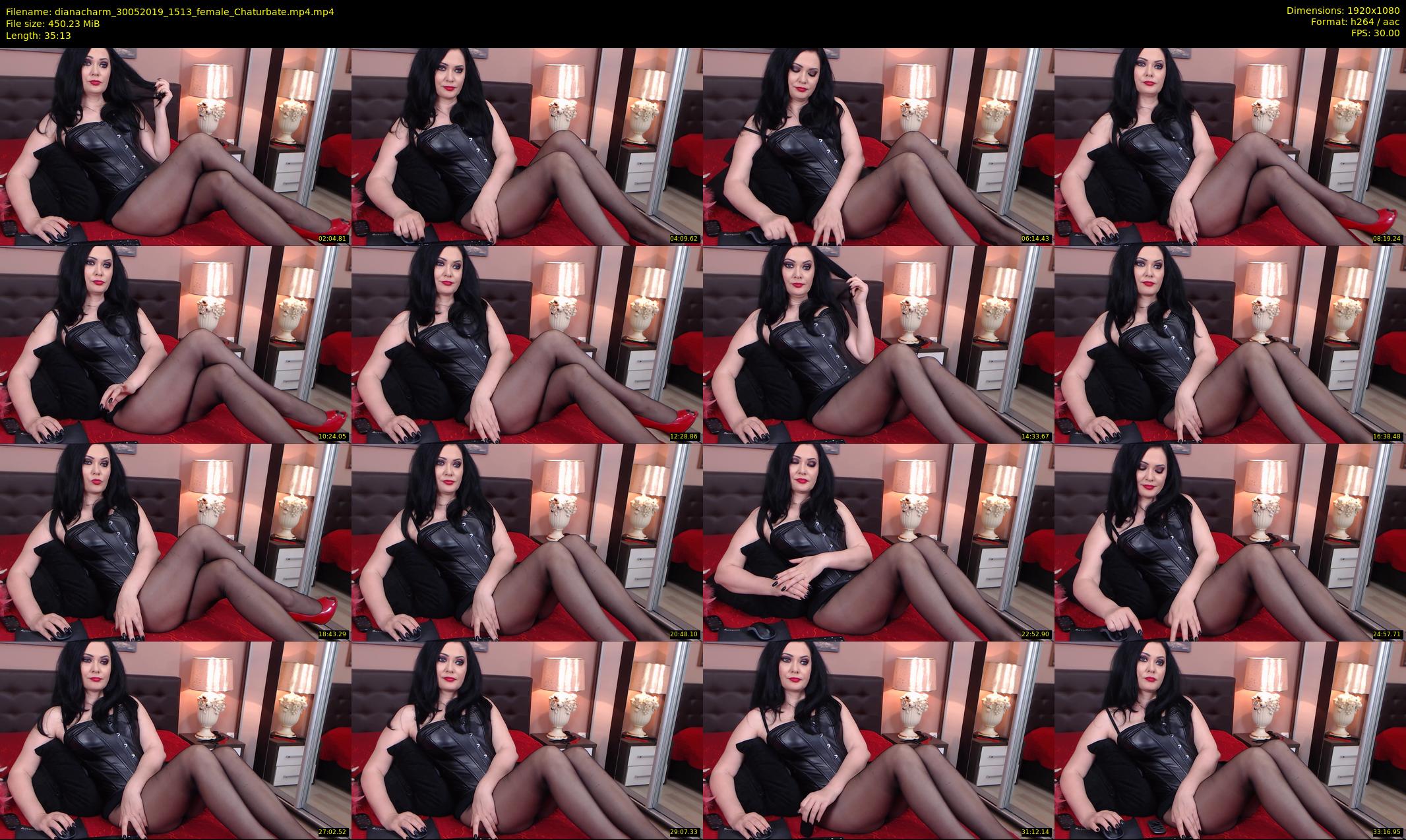 dianacharm — 36 minute Chaturbate female cam show recording, 1080p, May 30, 2019