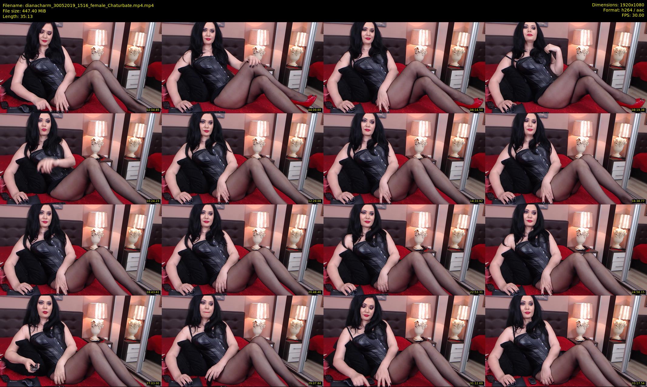 dianacharm — 36 minute Chaturbate female cam show recording, 1080p, May 30, 2019