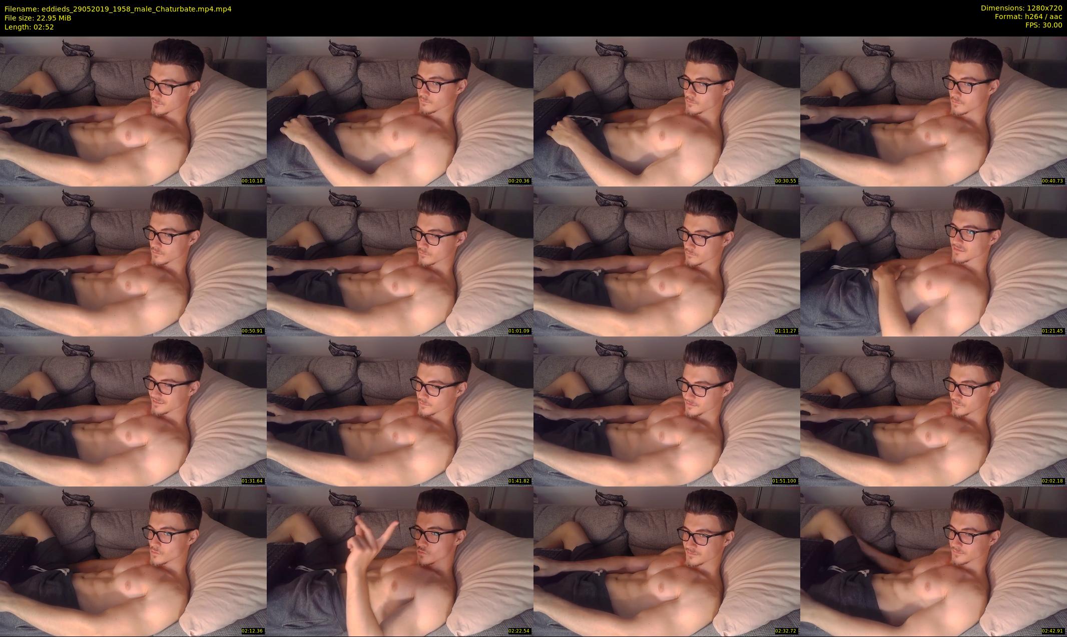 eddieds — 3 minute Chaturbate male cam show recording, 720p, May 29, 2019