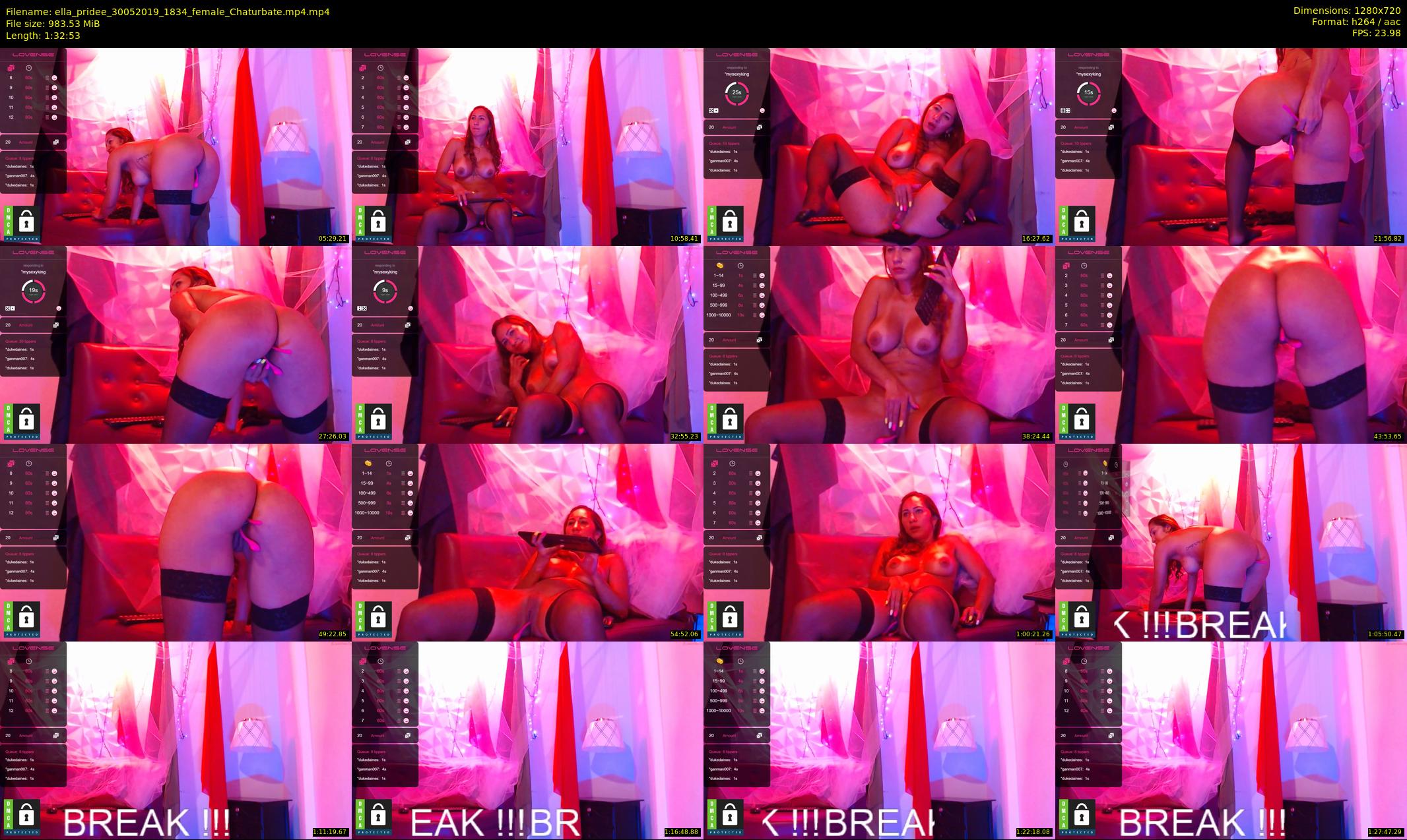 ella_pridee — 93 minute Chaturbate female cam show recording, 720p, May 30, 2019