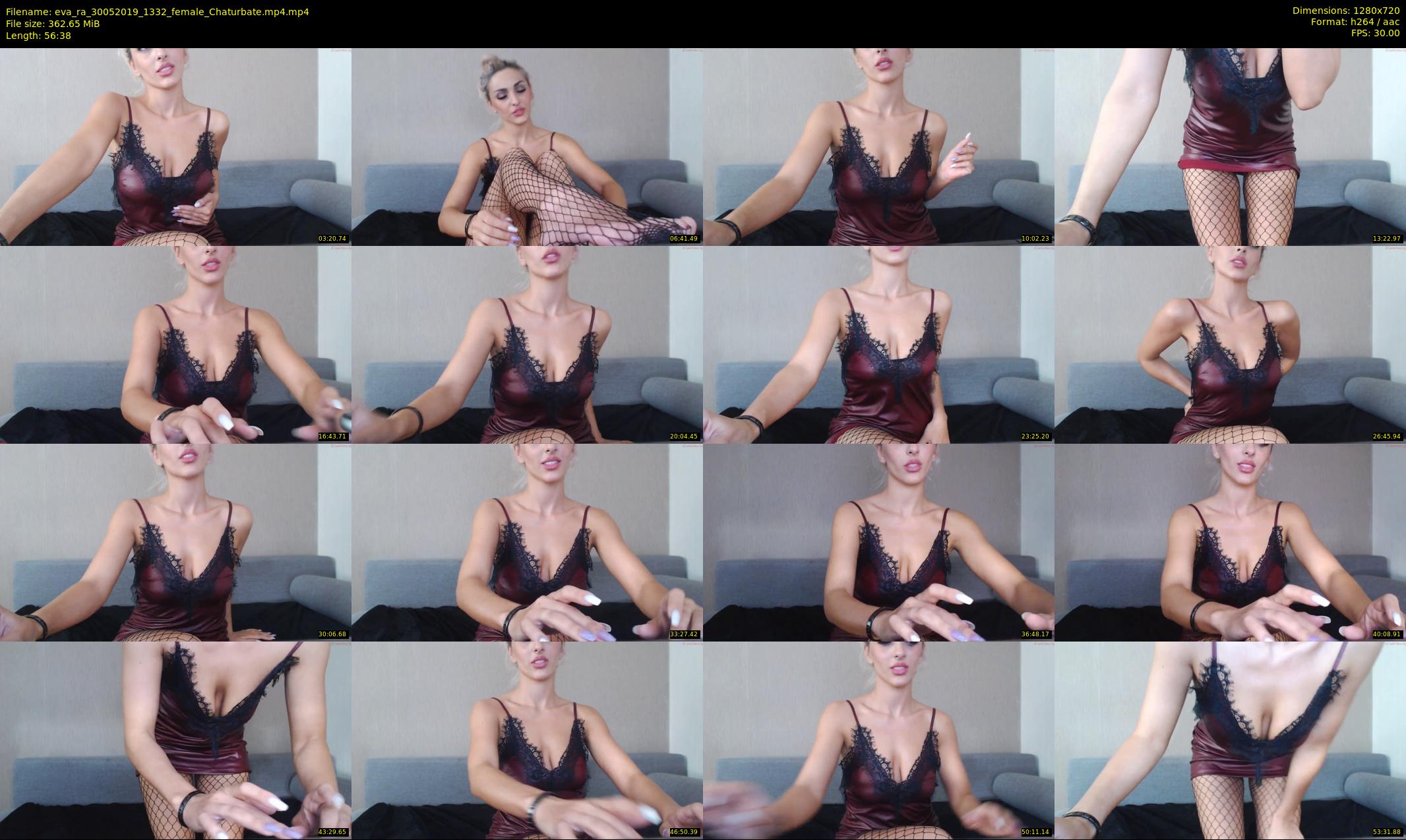 eva_ra — 57 minute Chaturbate female cam show recording, 720p, May 30, 2019