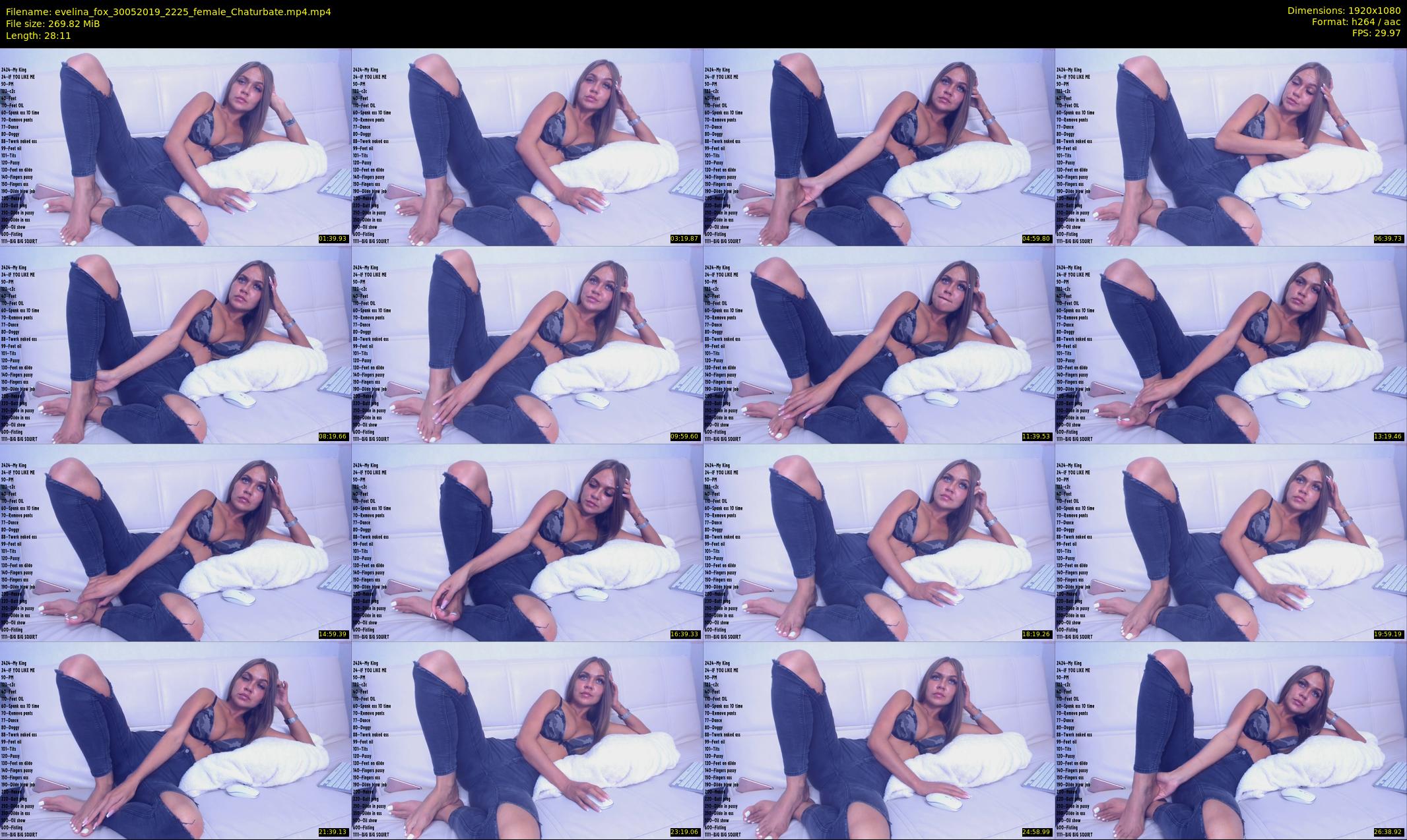 evelina_fox — 29 minute Chaturbate female cam show recording, 1080p, May 30, 2019