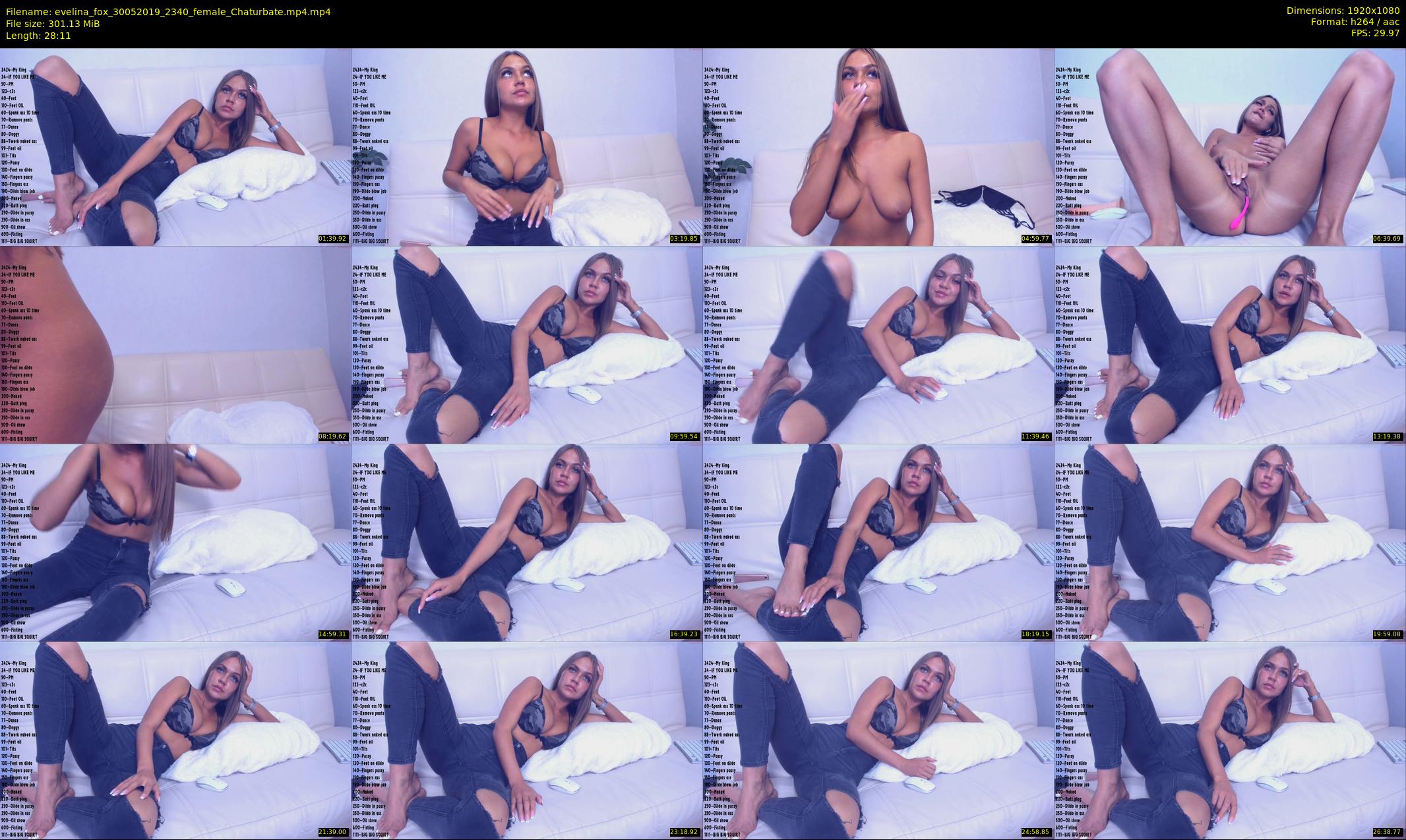 evelina_fox — 29 minute Chaturbate female cam show recording, 1080p, May 30, 2019