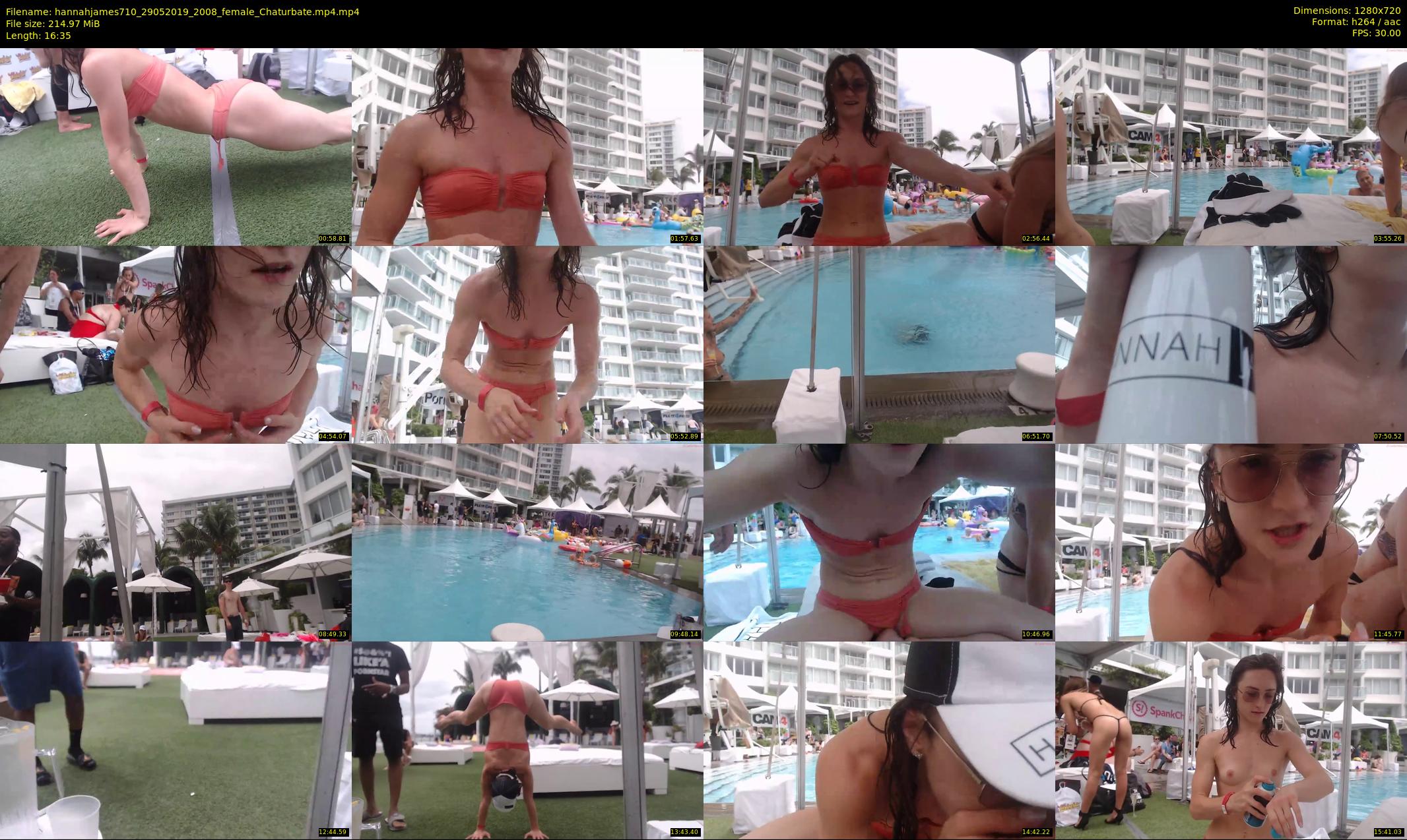 hannahjames710 — 17 minute Chaturbate female cam show recording, 720p, May 29, 2019