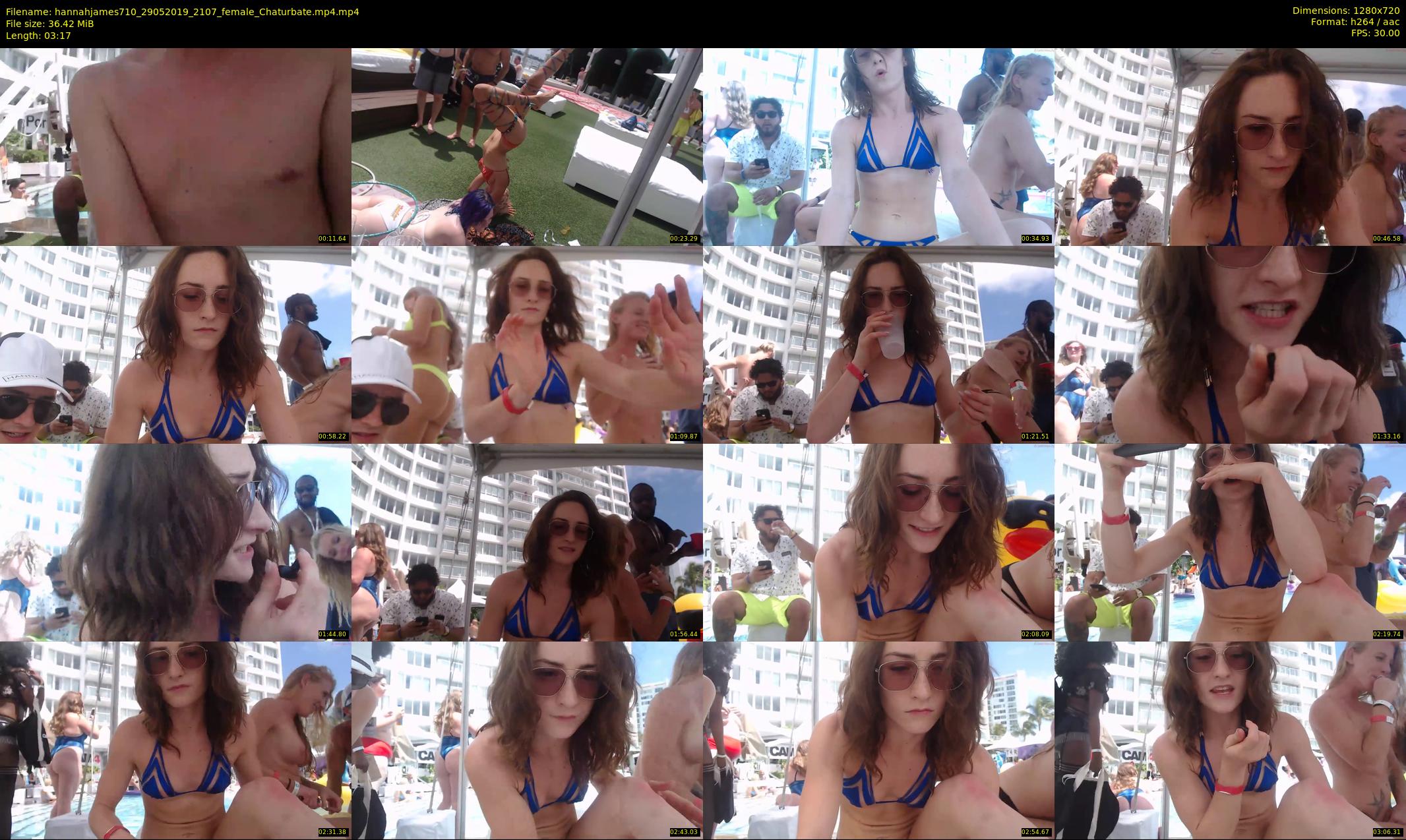 hannahjames710 — 4 minute Chaturbate female cam show recording, 720p, May 29, 2019