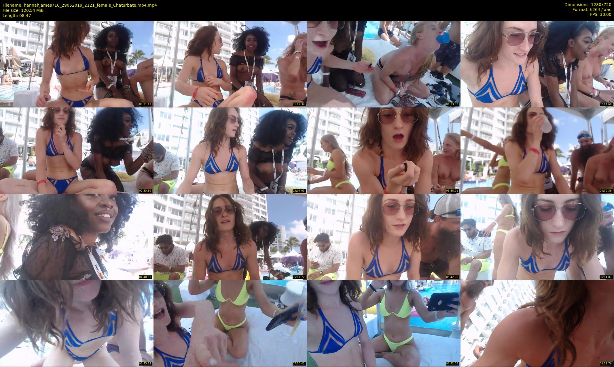 hannahjames710 — 9 minute Chaturbate female cam show recording, 720p, May 29, 2019