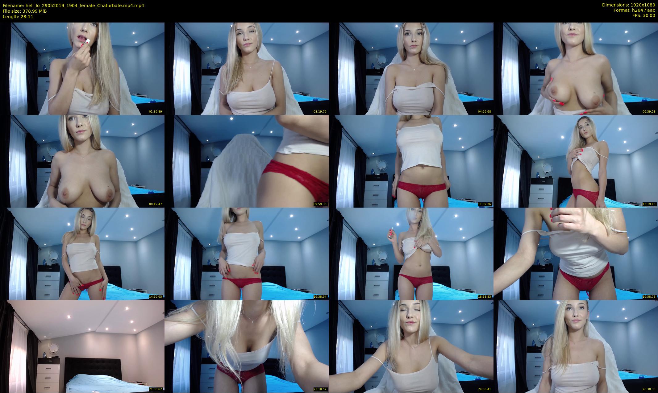 hell_lo — 29 minute Chaturbate female cam show recording, 1080p, May 29, 2019
