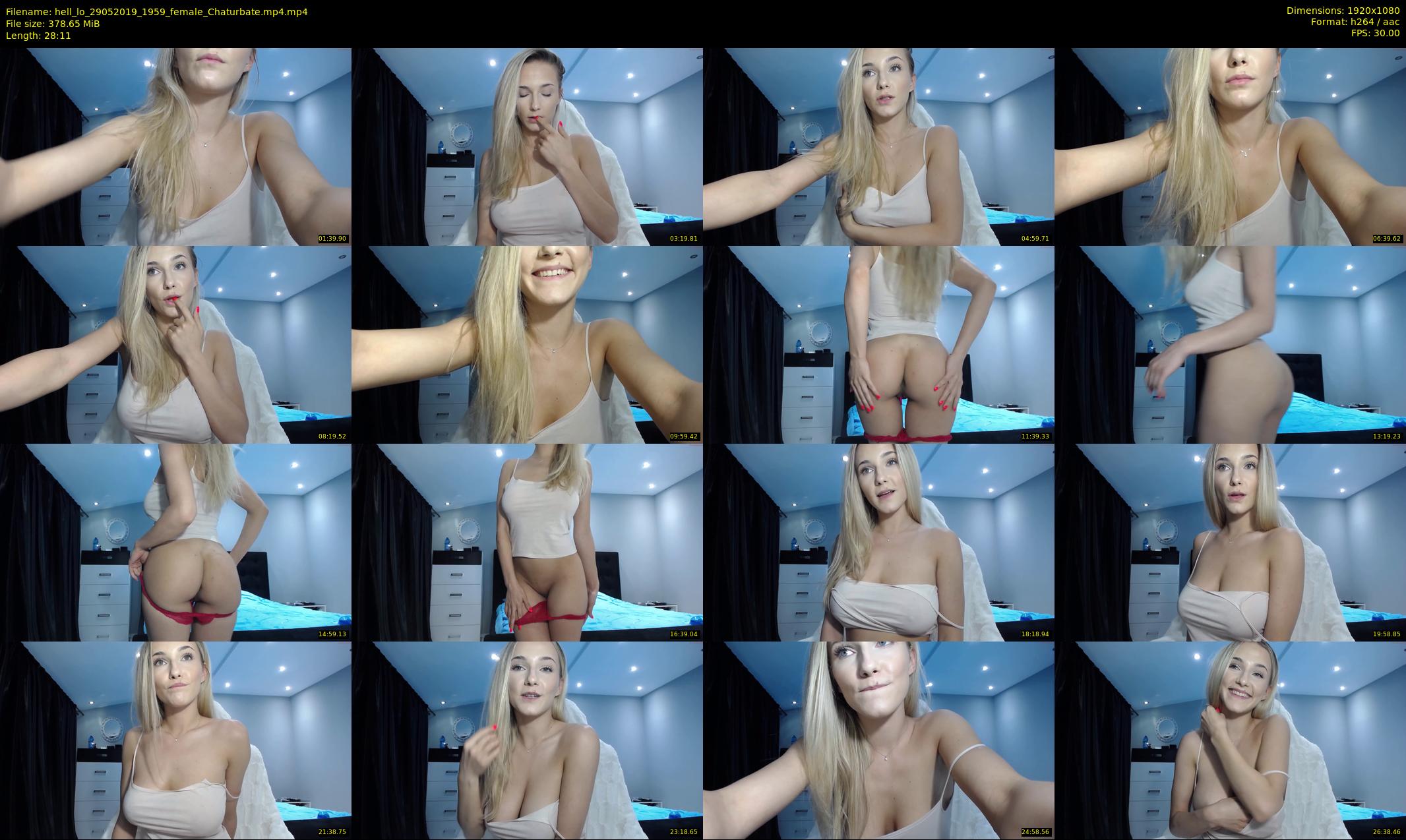 hell_lo — 29 minute Chaturbate female cam show recording, 1080p, May 29, 2019