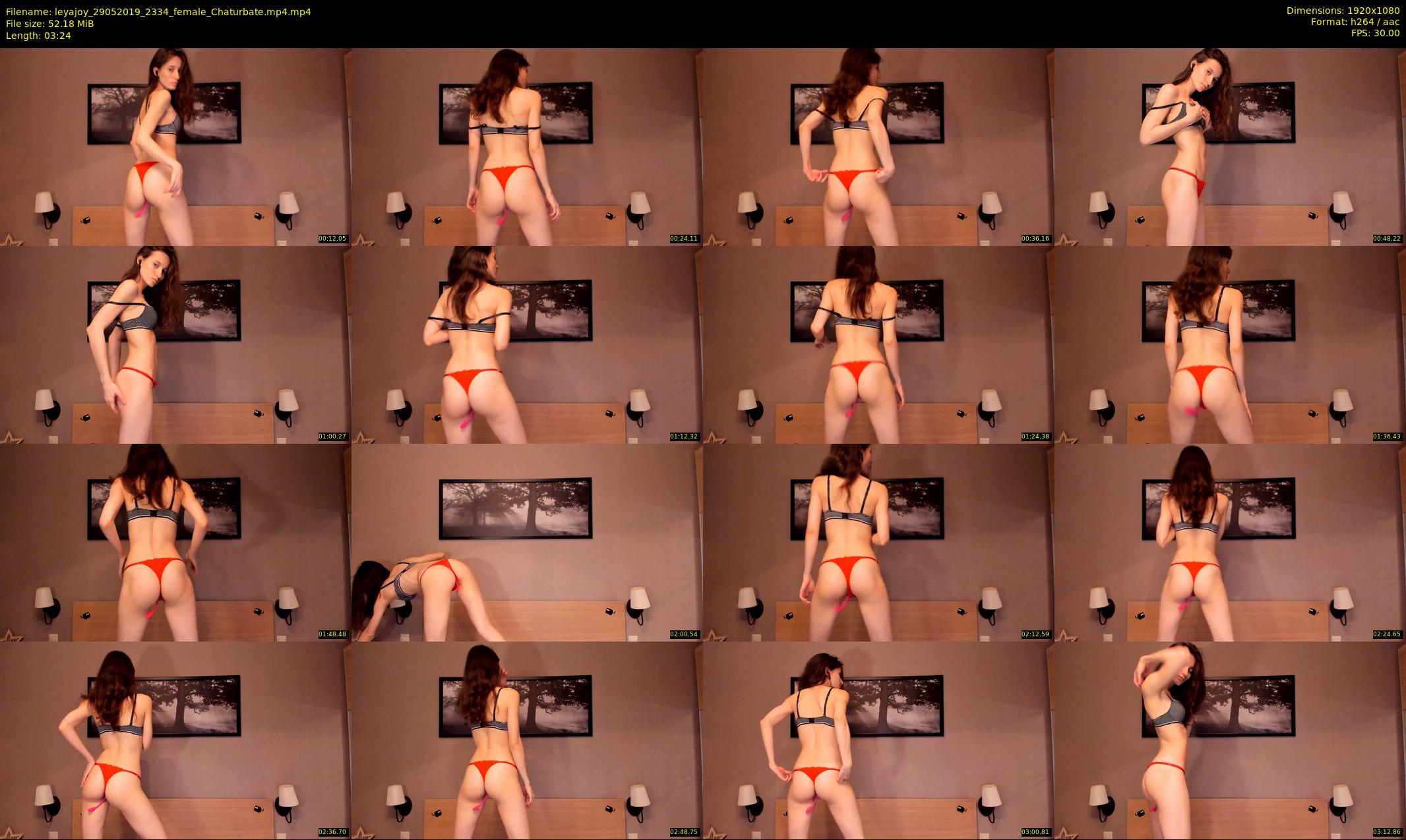 leyajoy — 4 minute Chaturbate female cam show recording, 1080p, May 29, 2019