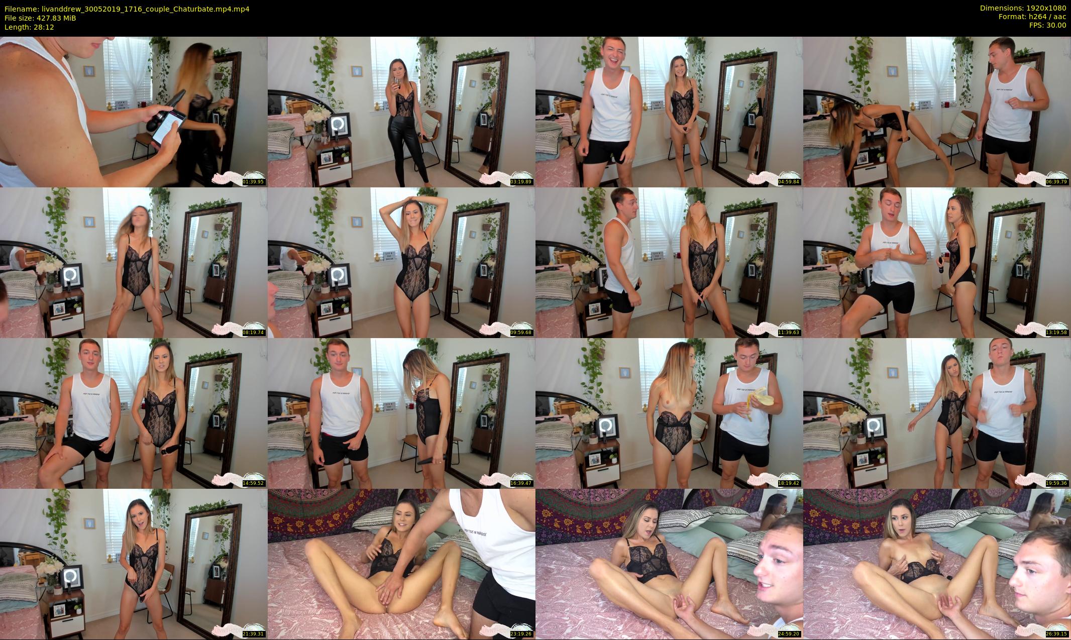 livanddrew — 29 minute Chaturbate couple cam show recording, 1080p, May 30, 2019