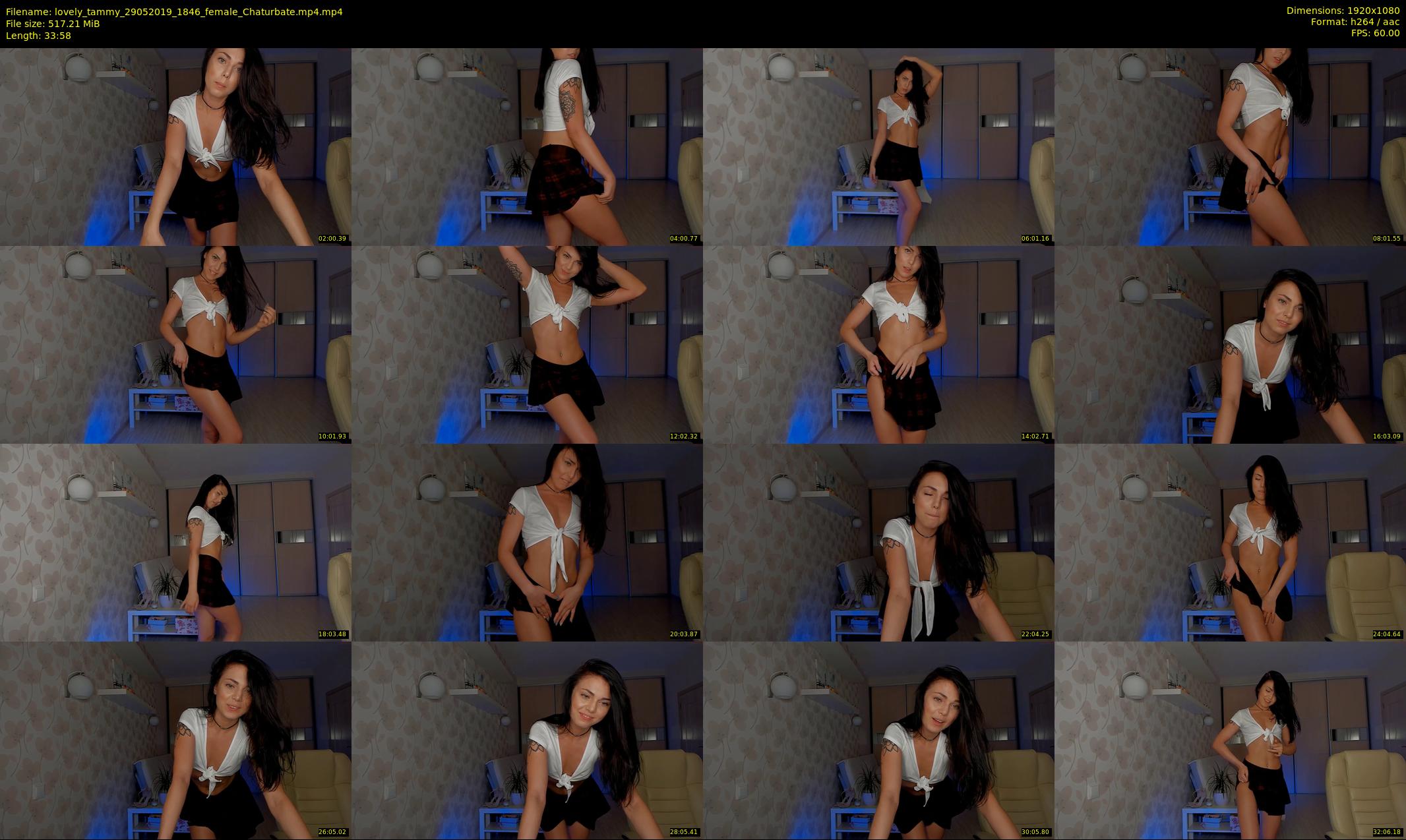 lovely_tammy — 34 minute Chaturbate female cam show recording, 1080p, May 29, 2019
