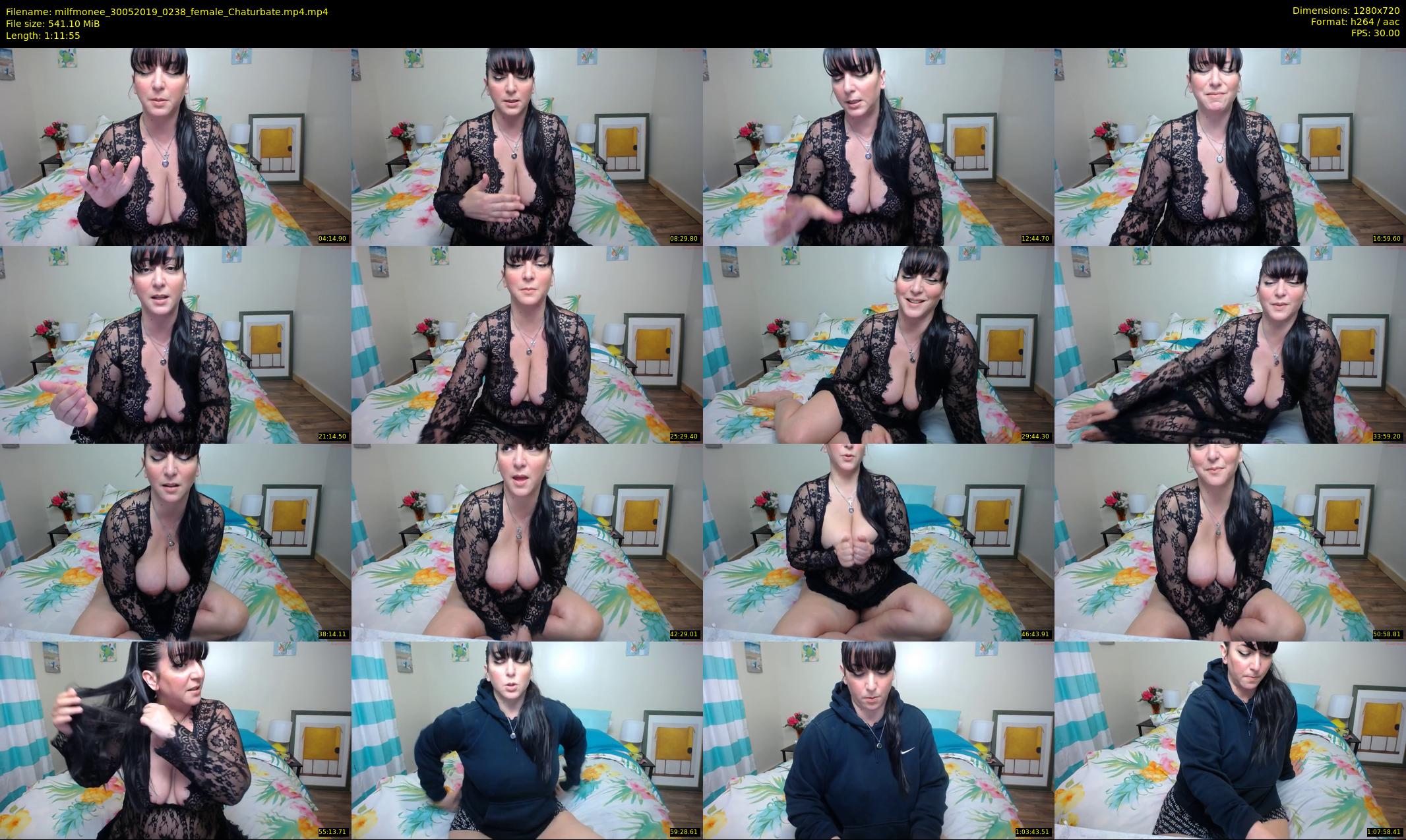 milfmonee — 72 minute Chaturbate female cam show recording, 720p, May 30, 2019