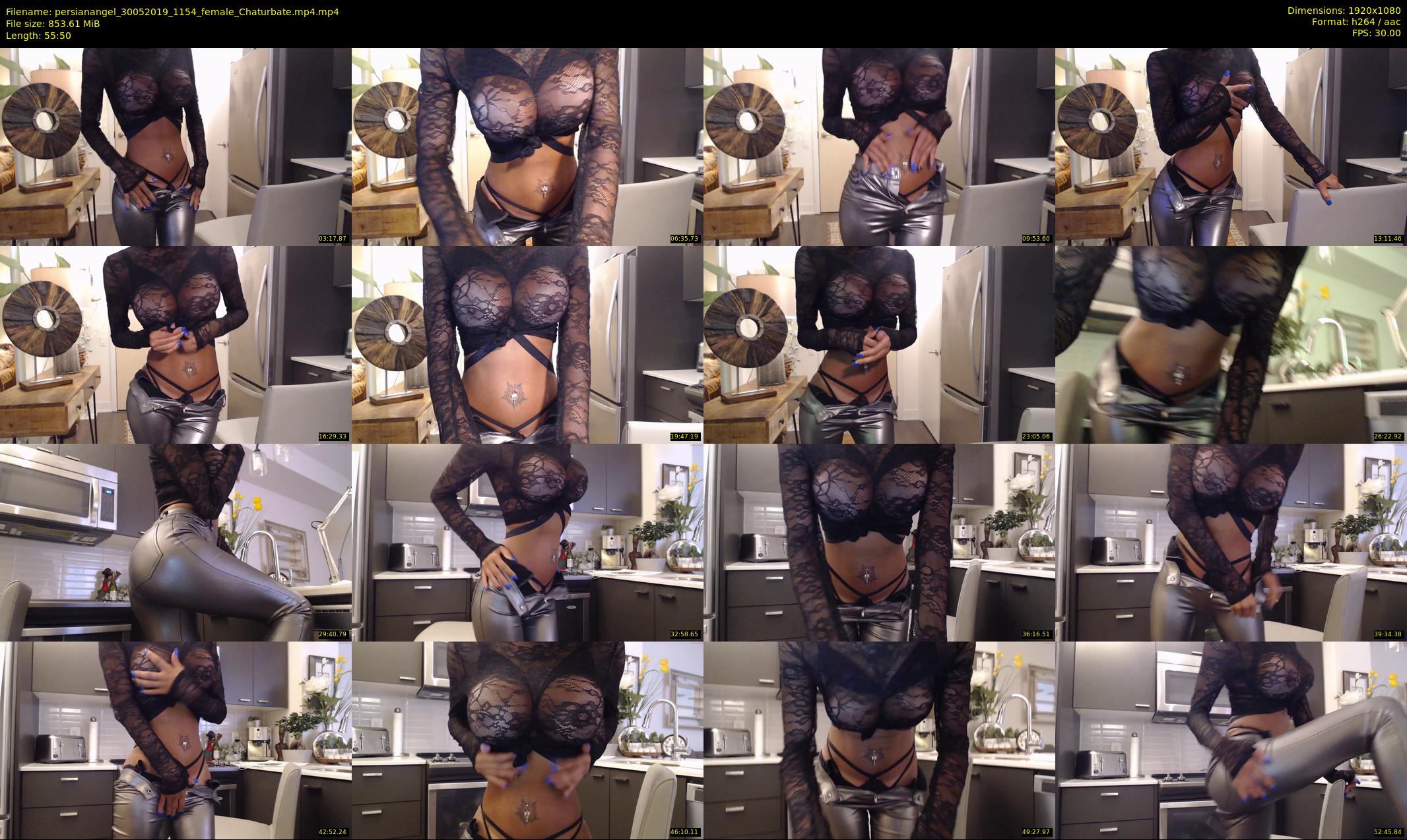 persianangel — 56 minute Chaturbate female cam show recording, 1080p, May 30, 2019