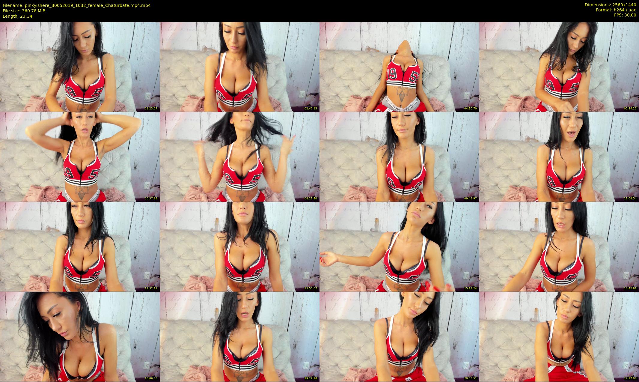 pinkyishere — 24 minute Chaturbate female cam show recording, 1080p, May 30, 2019