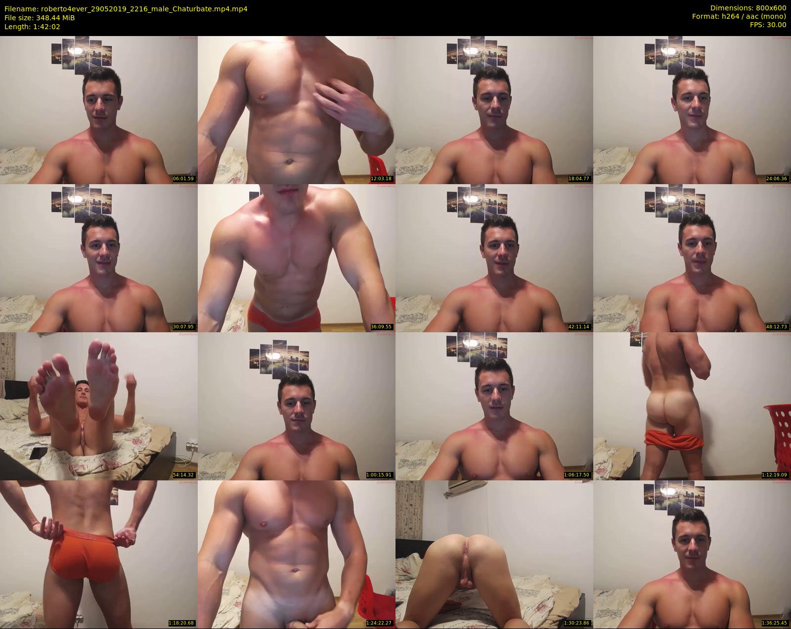 roberto4ever — 103 minute Chaturbate male cam show recording, 480p, May 29, 2019