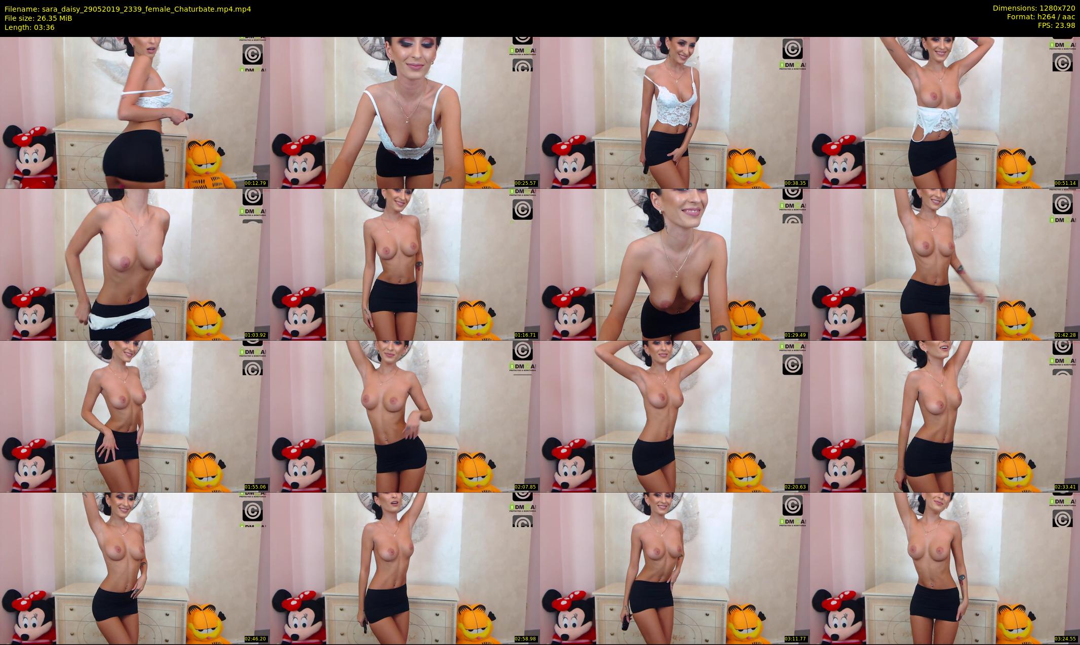 sara_daisy — 4 minute Chaturbate female cam show recording, 720p, May 29, 2019