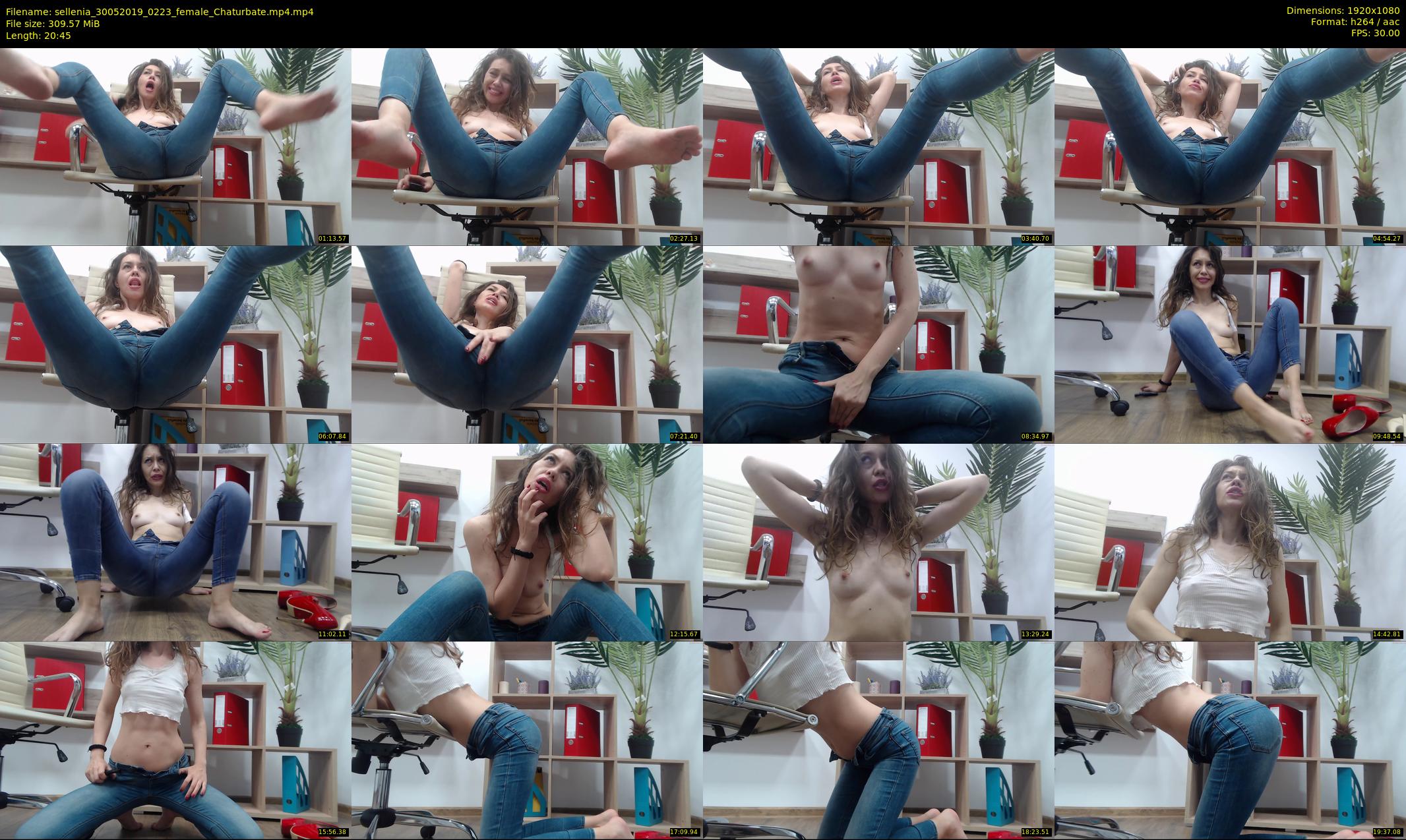 sellenia — 21 minute Chaturbate female cam show recording, 1080p, May 30, 2019