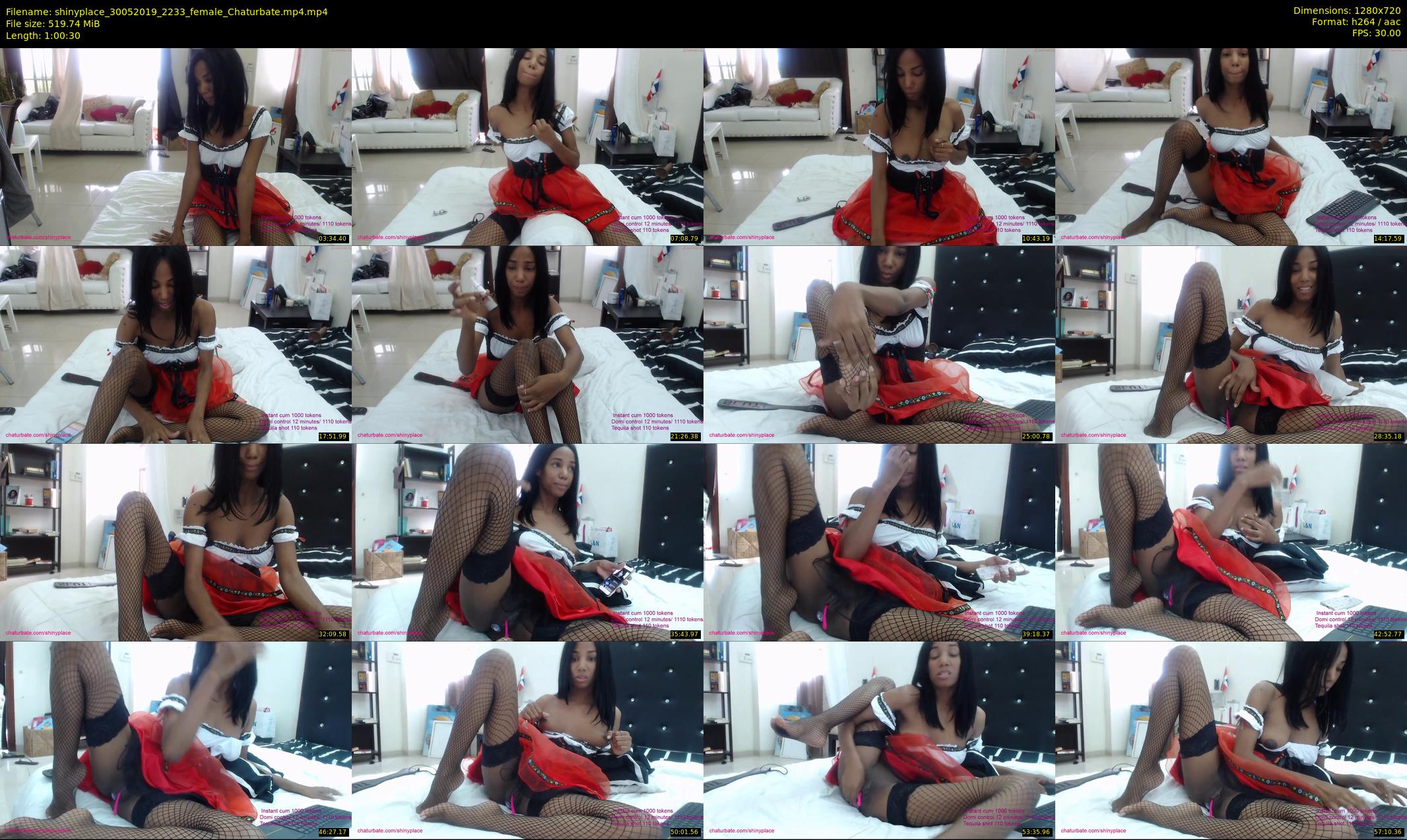 shinyplace — 61 minute Chaturbate couple cam show recording, 720p, May 30, 2019