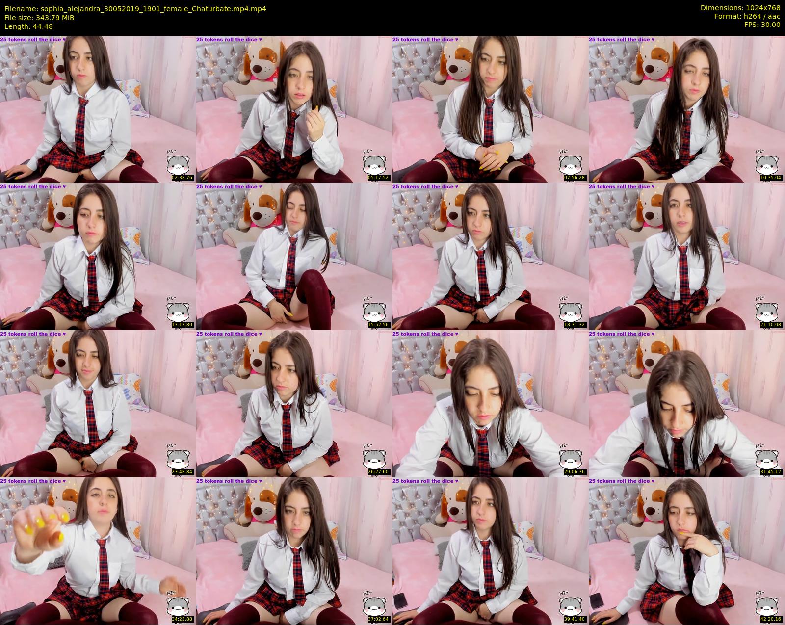 sophia_alejandra — 45 minute Chaturbate female cam show recording, 720p, May 30, 2019