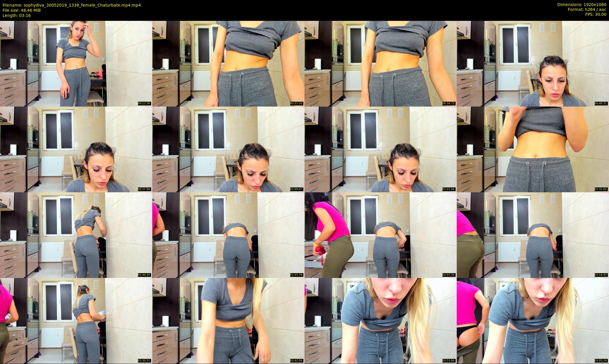 sophydiva — 4 minute Chaturbate female cam show recording, 1080p, May 30, 2019