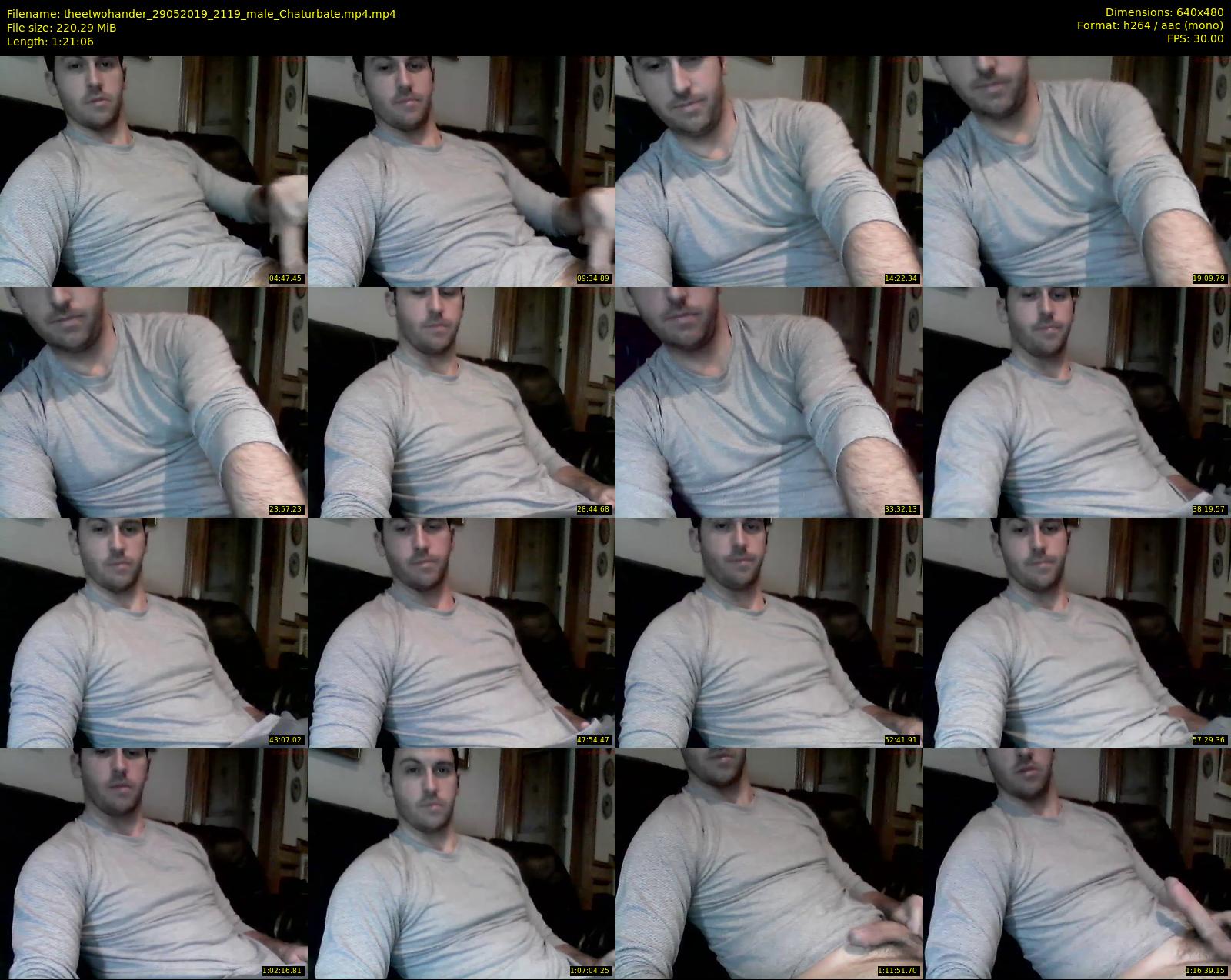 theetwohander — 82 minute Chaturbate male cam show recording, 480p, May 29, 2019