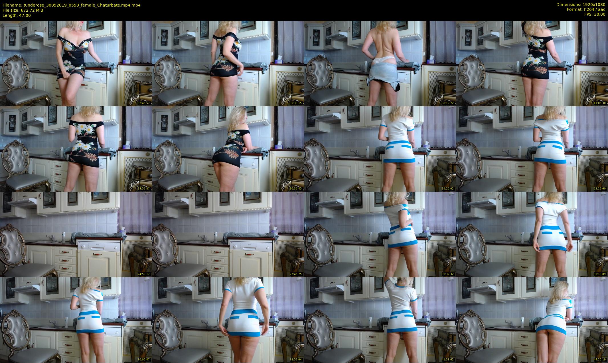 tunderose — 47 minute Chaturbate female cam show recording, 1080p, May 30, 2019