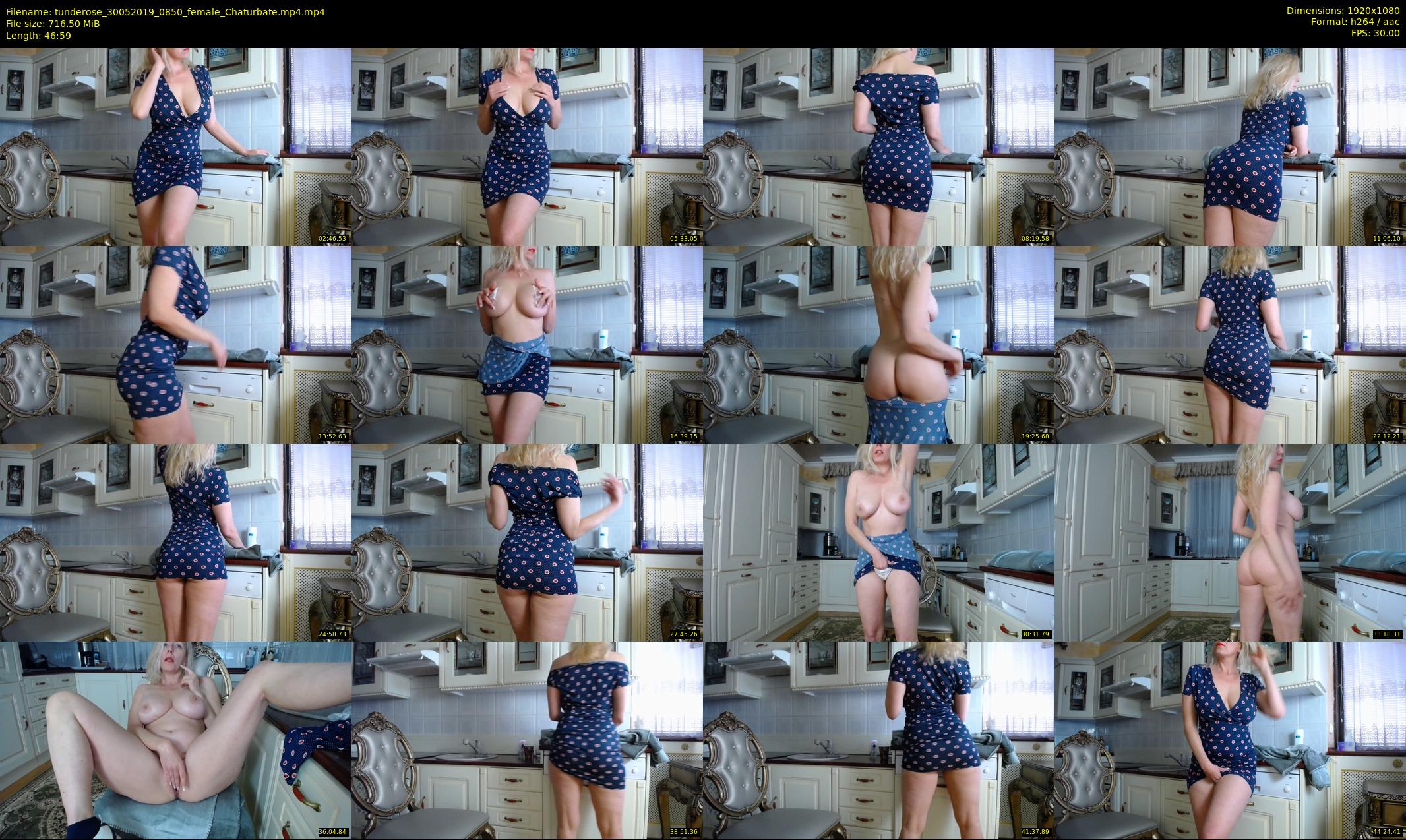 tunderose — 47 minute Chaturbate female cam show recording, 1080p, May 30, 2019