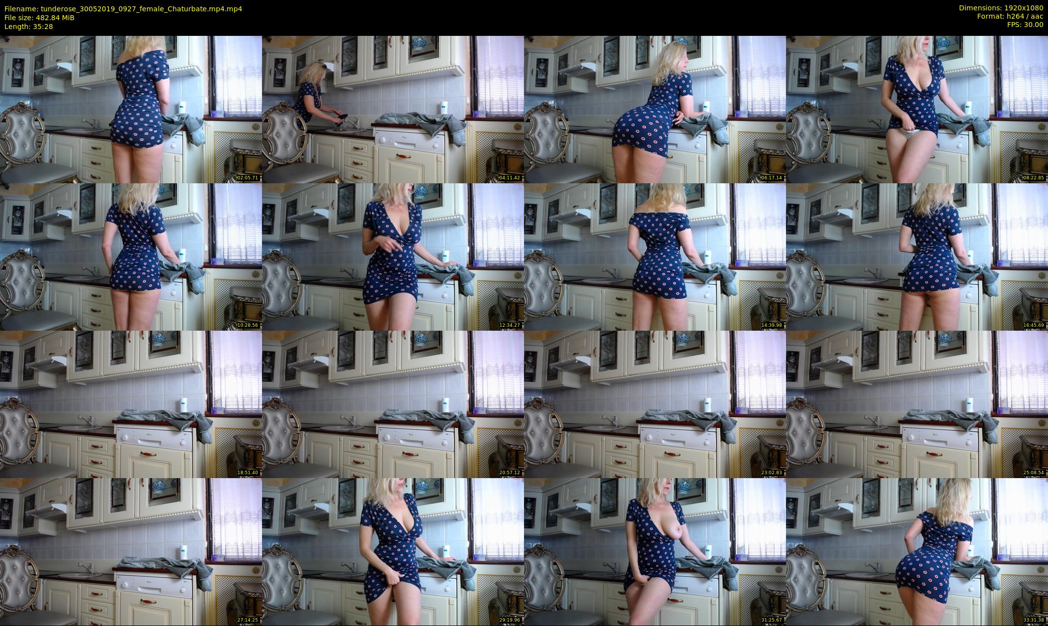tunderose — 36 minute Chaturbate female cam show recording, 1080p, May 30, 2019