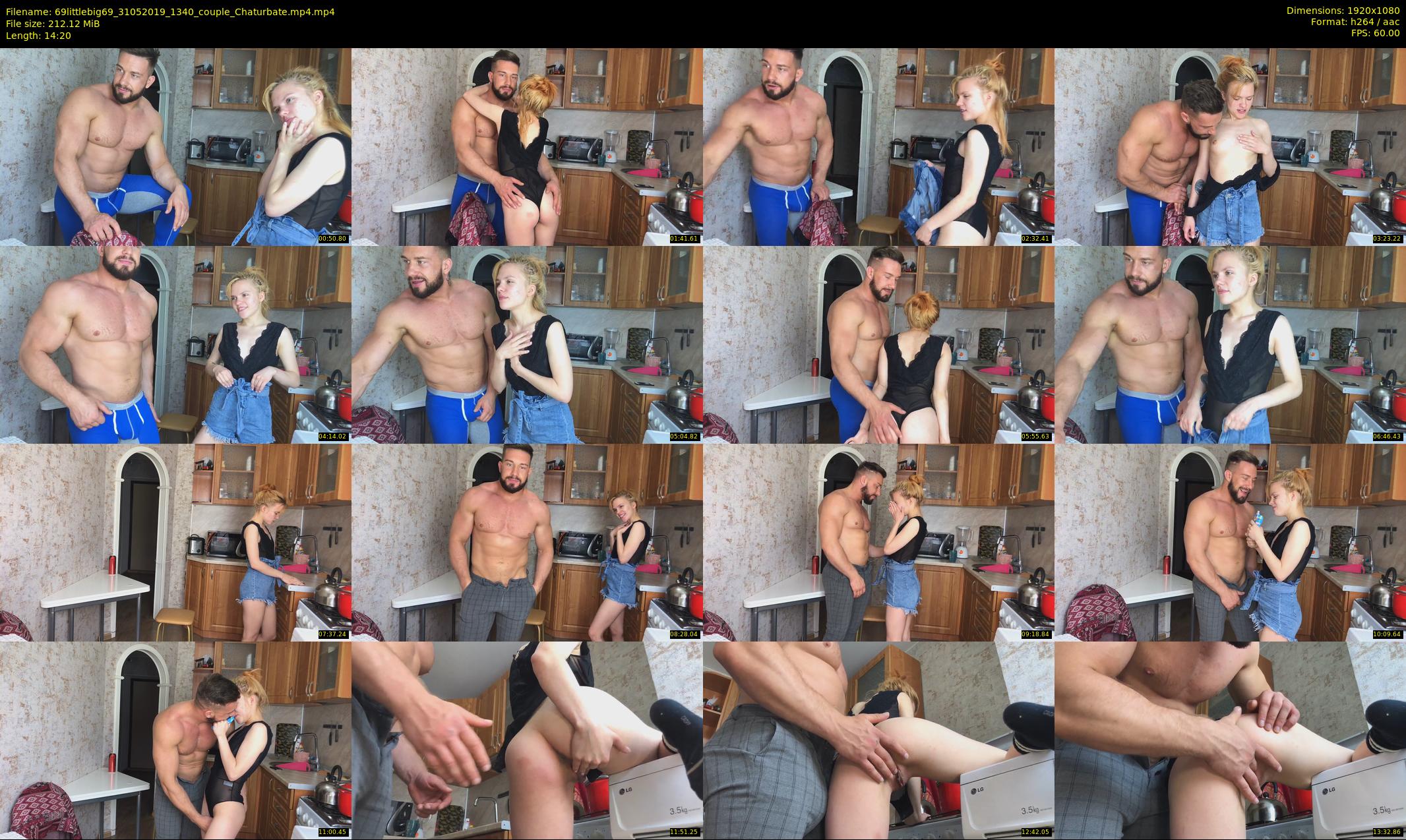 69littlebig69 — 15 minute Chaturbate couple cam show recording, 1080p, May 31, 2019