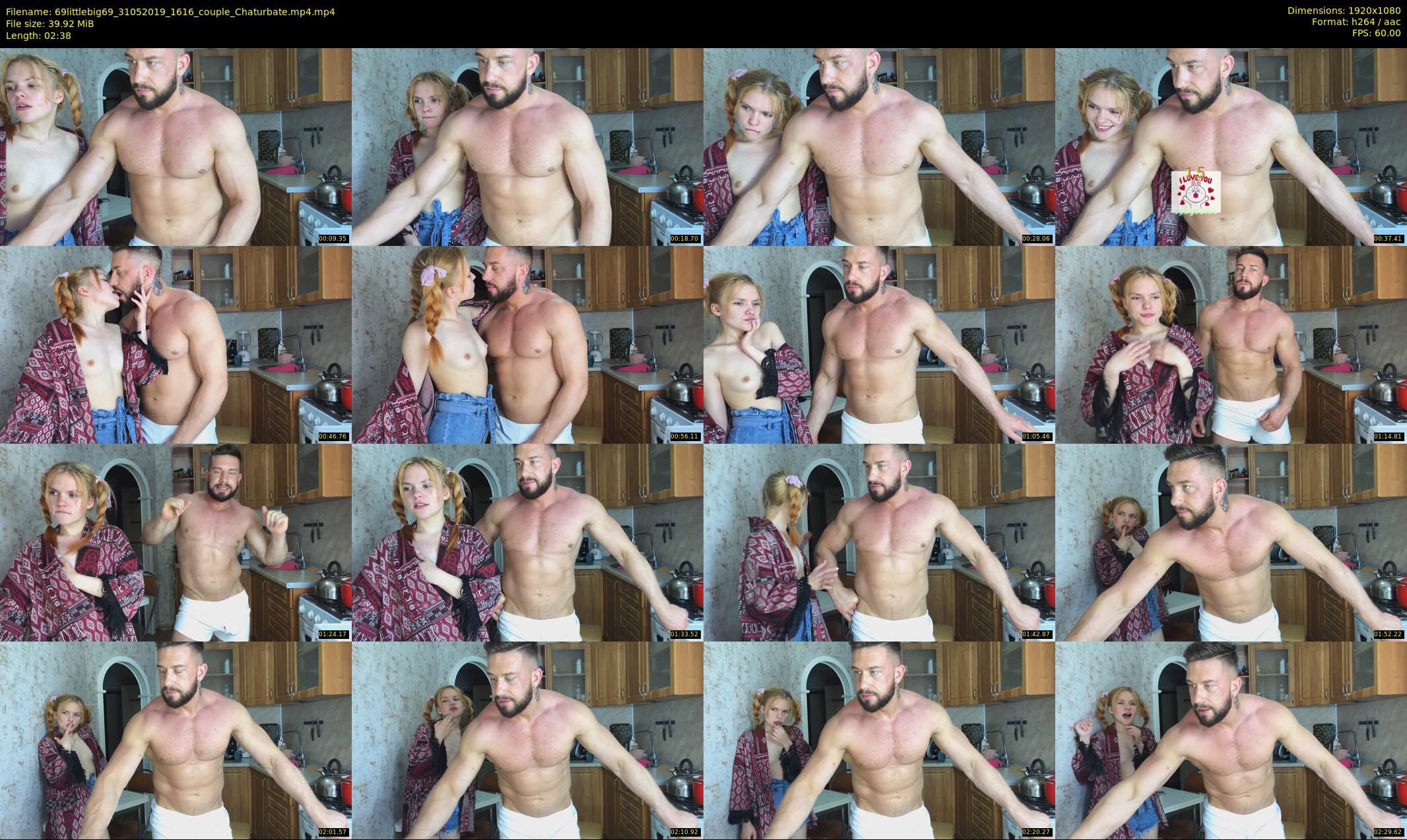 69littlebig69 — 3 minute Chaturbate couple cam show recording, 1080p, May 31, 2019