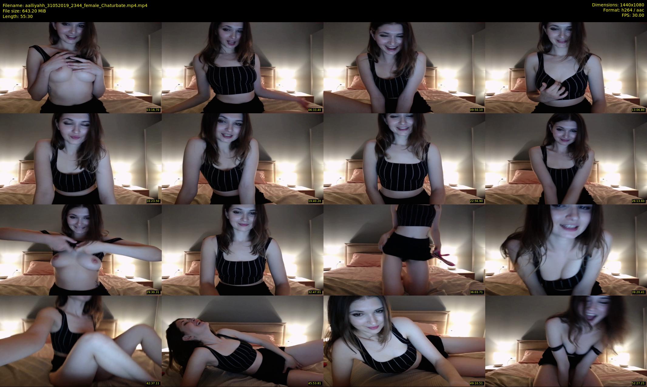 aalliyahh — 56 minute Chaturbate female cam show recording, 1080p, May 31, 2019