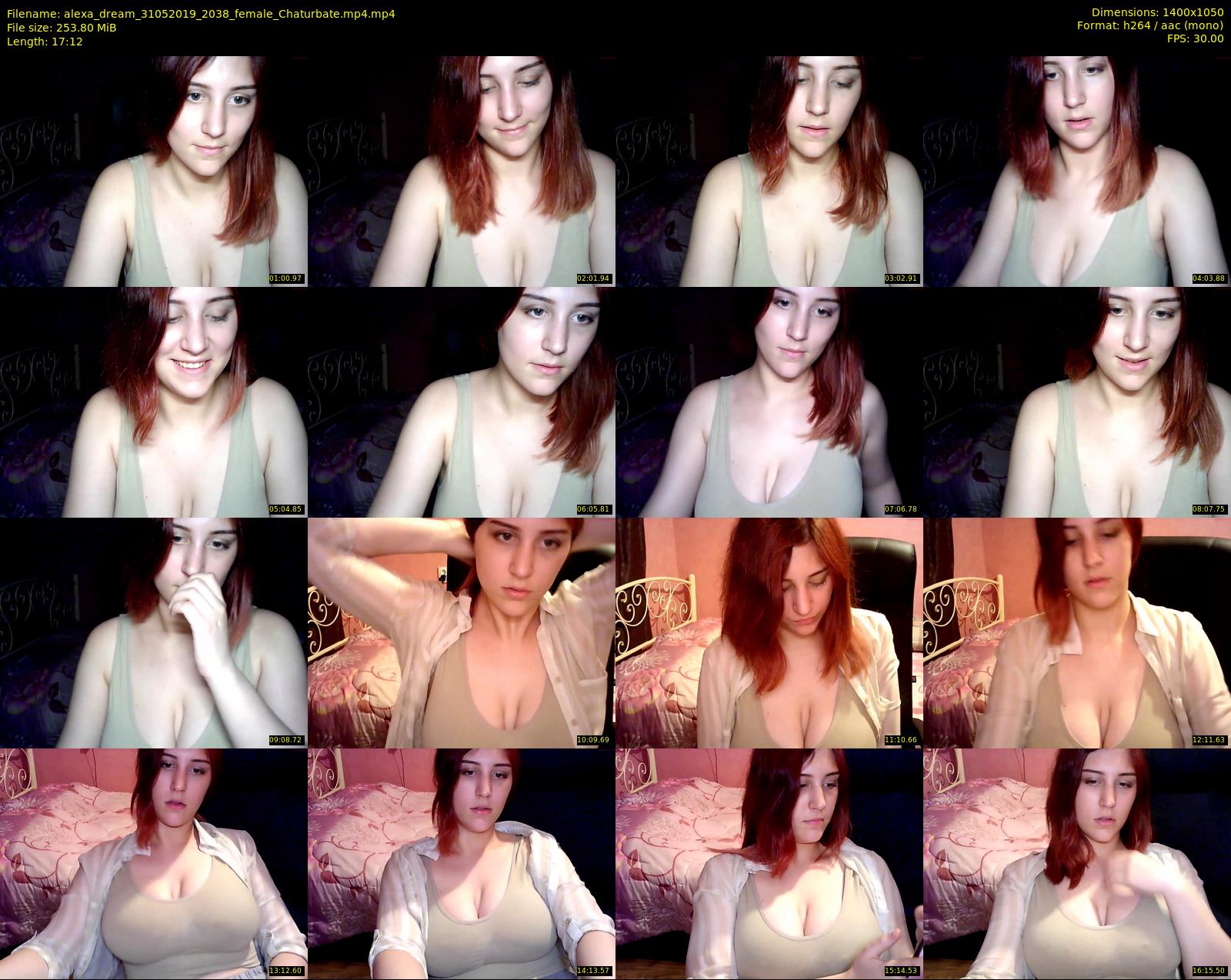 alexa_dream — 18 minute Chaturbate female cam show recording, 720p, May 31, 2019
