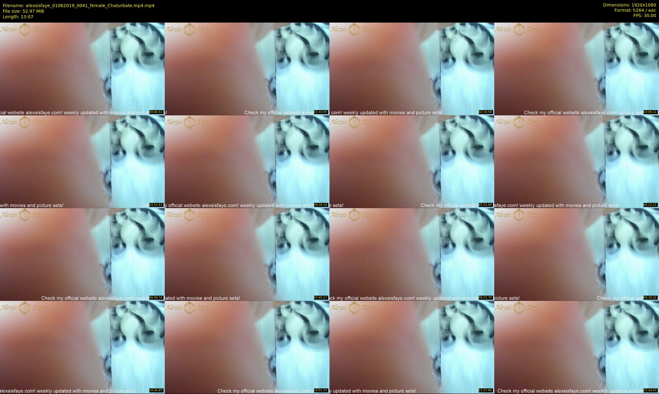 alexsisfaye — 14 minute Chaturbate female cam show recording, 1080p, Jun 1, 2019