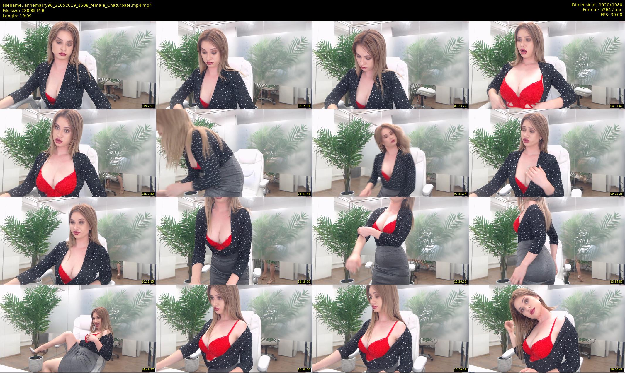annemarry96 — 20 minute Chaturbate female cam show recording, 1080p, May 31, 2019