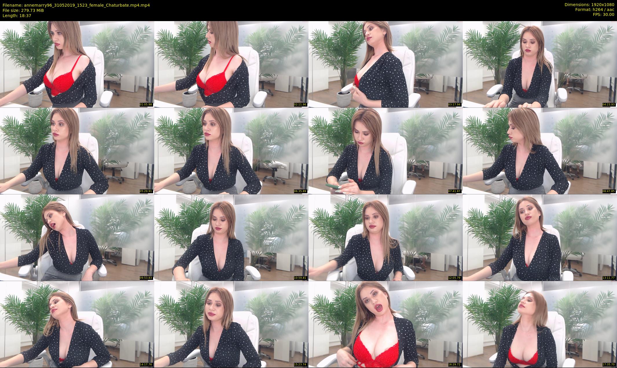 annemarry96 — 19 minute Chaturbate female cam show recording, 1080p, May 31, 2019