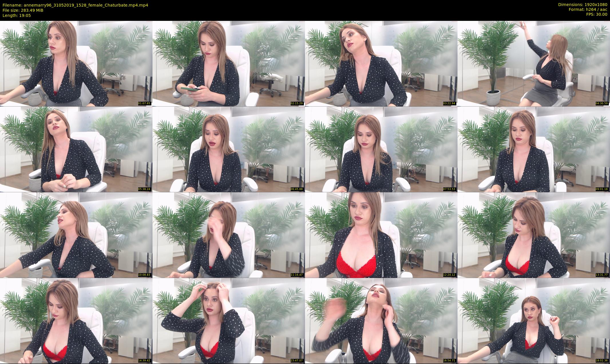 annemarry96 — 20 minute Chaturbate female cam show recording, 1080p, May 31, 2019