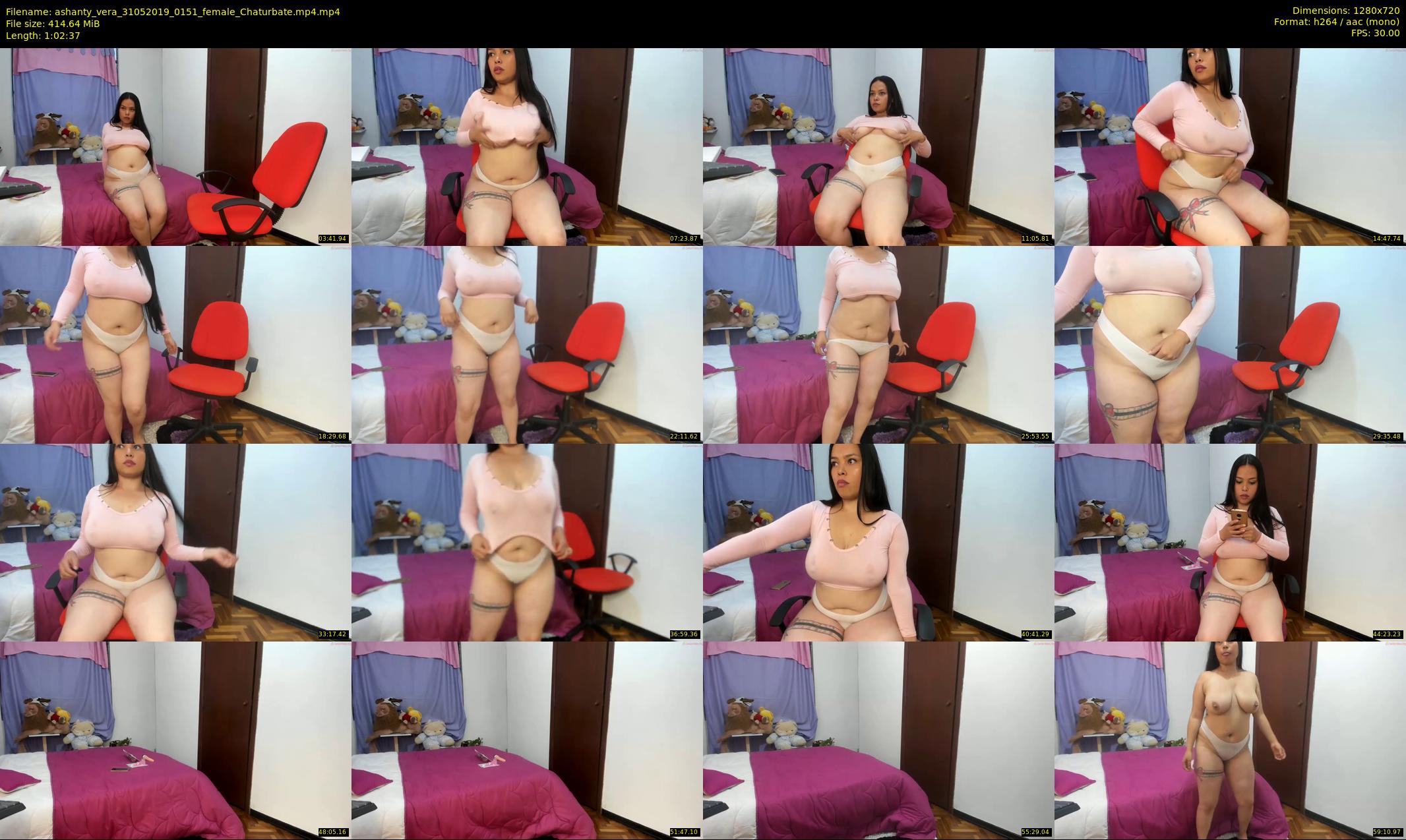 ashanty_vera — 63 minute Chaturbate couple cam show recording, 720p, May 31, 2019