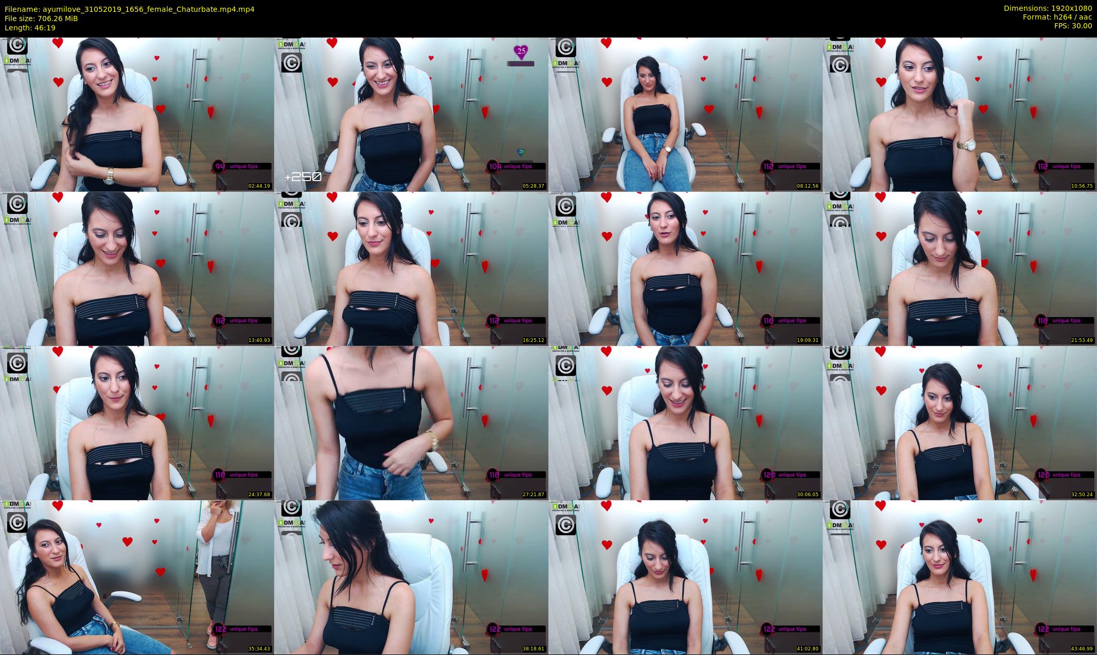 ayumilove — 47 minute Chaturbate female cam show recording, 1080p, May 31, 2019