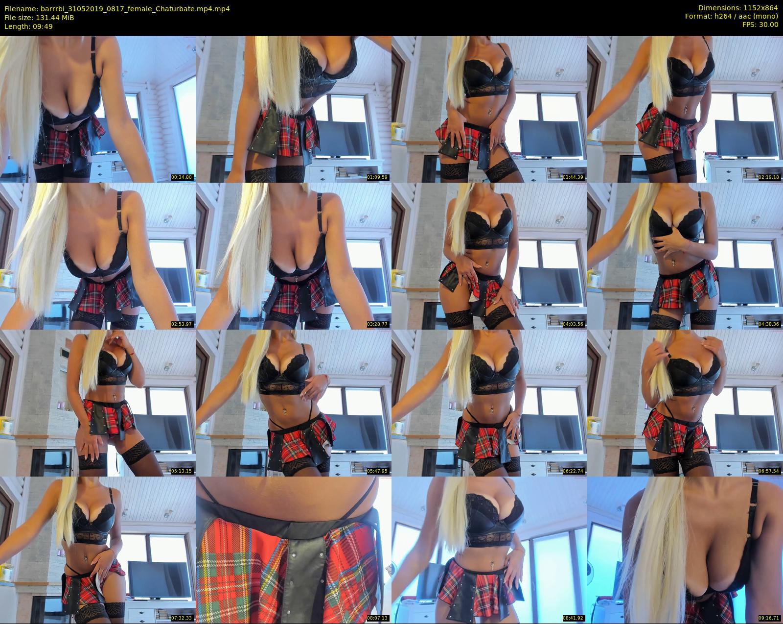barrrbi — 10 minute Chaturbate female cam show recording, 720p, May 31, 2019