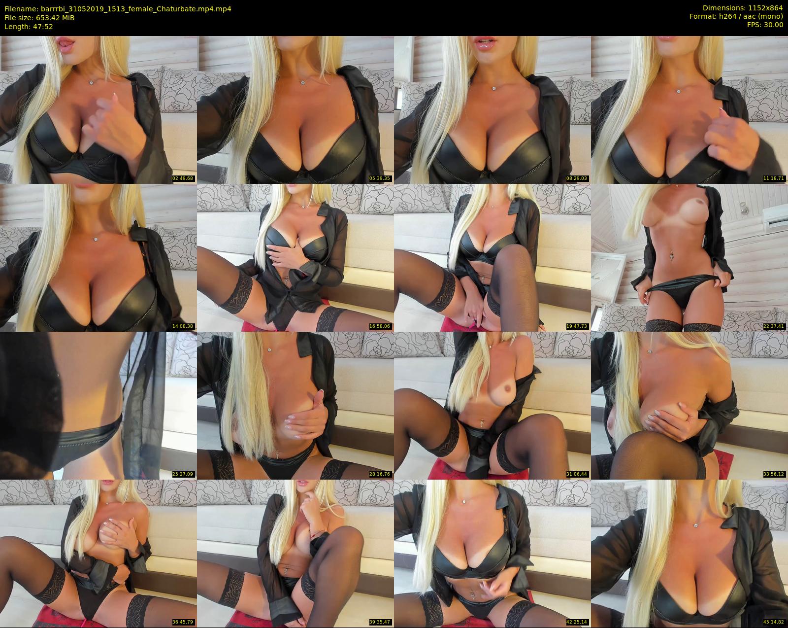 barrrbi — 48 minute Chaturbate female cam show recording, 720p, May 31, 2019