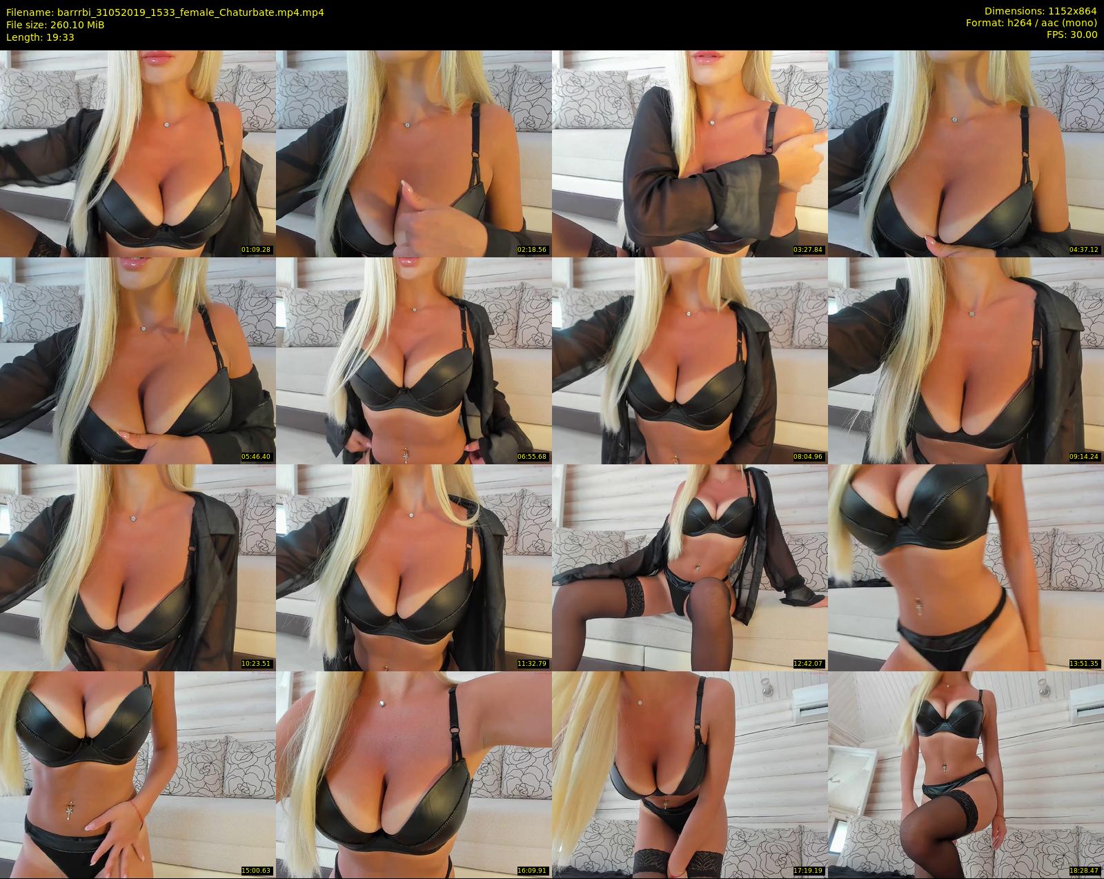 barrrbi — 20 minute Chaturbate female cam show recording, 720p, May 31, 2019
