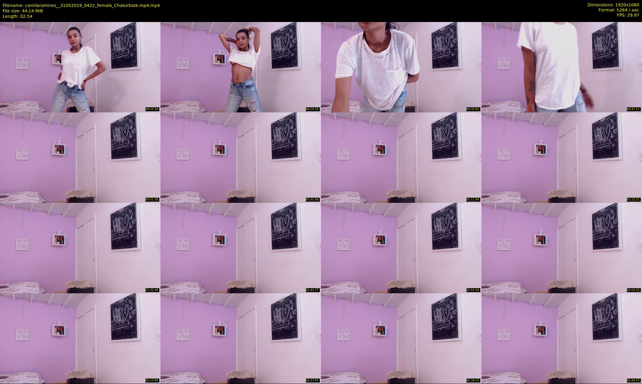 camilaramirez_ — 3 minute Chaturbate female cam show recording, 1080p, May 31, 2019