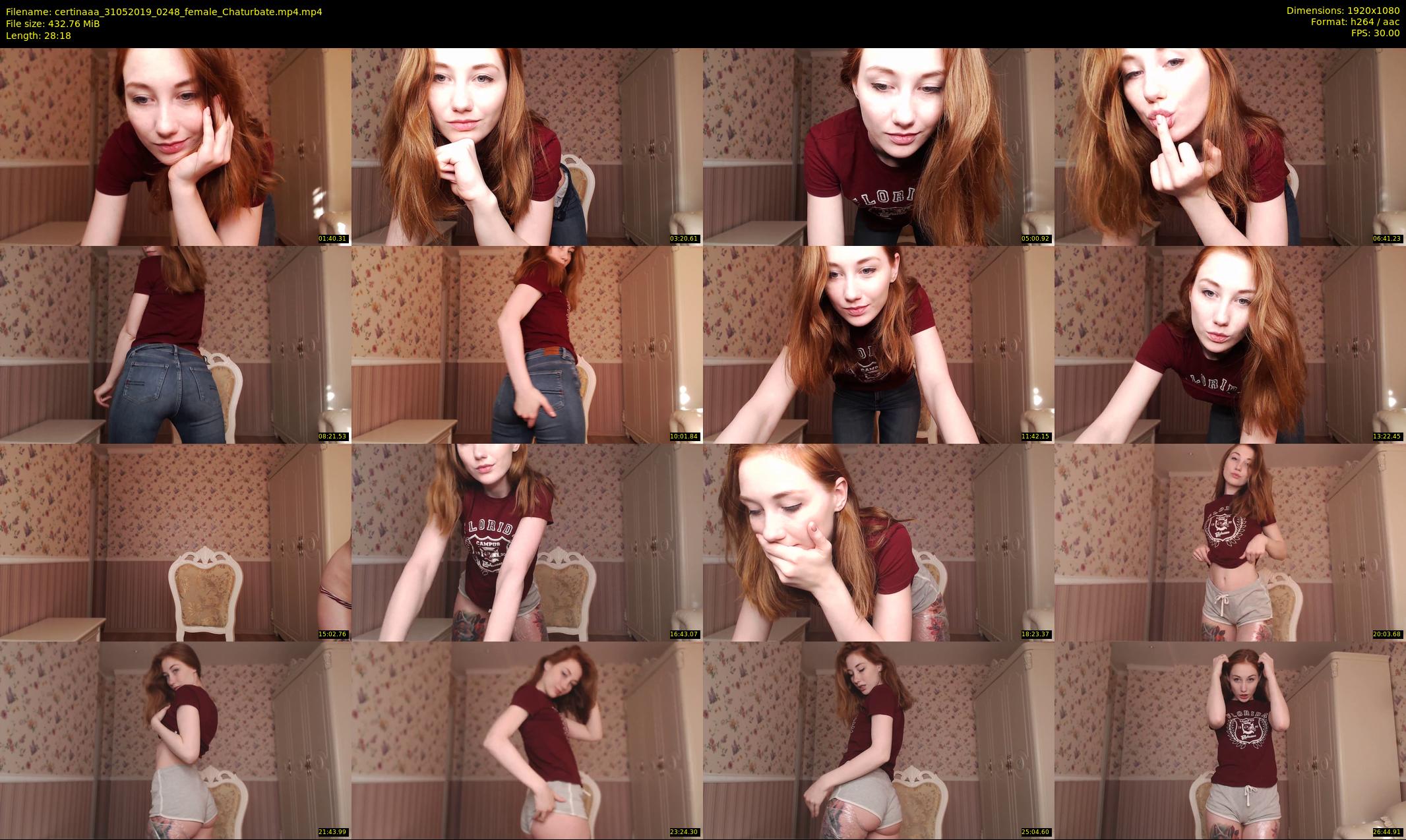 certinaaa — 29 minute Chaturbate female cam show recording, 1080p, May 31, 2019