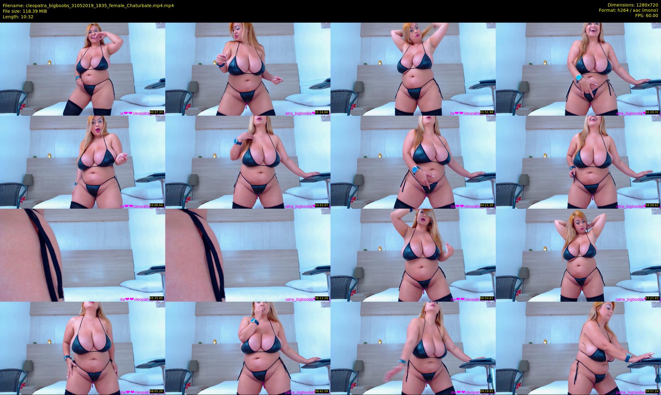 cleopatra_bigboobs — 11 minute Chaturbate female cam show recording, 720p, May 31, 2019