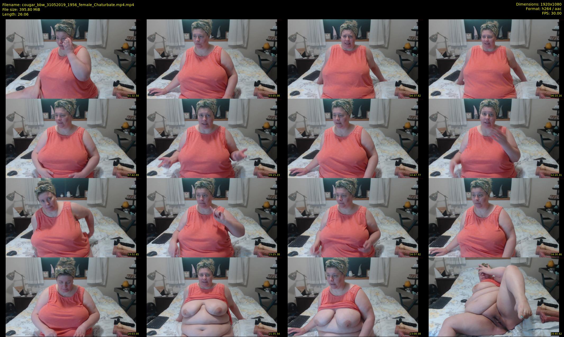 cougar_bbw — 27 minute Chaturbate female cam show recording, 1080p, May 31, 2019